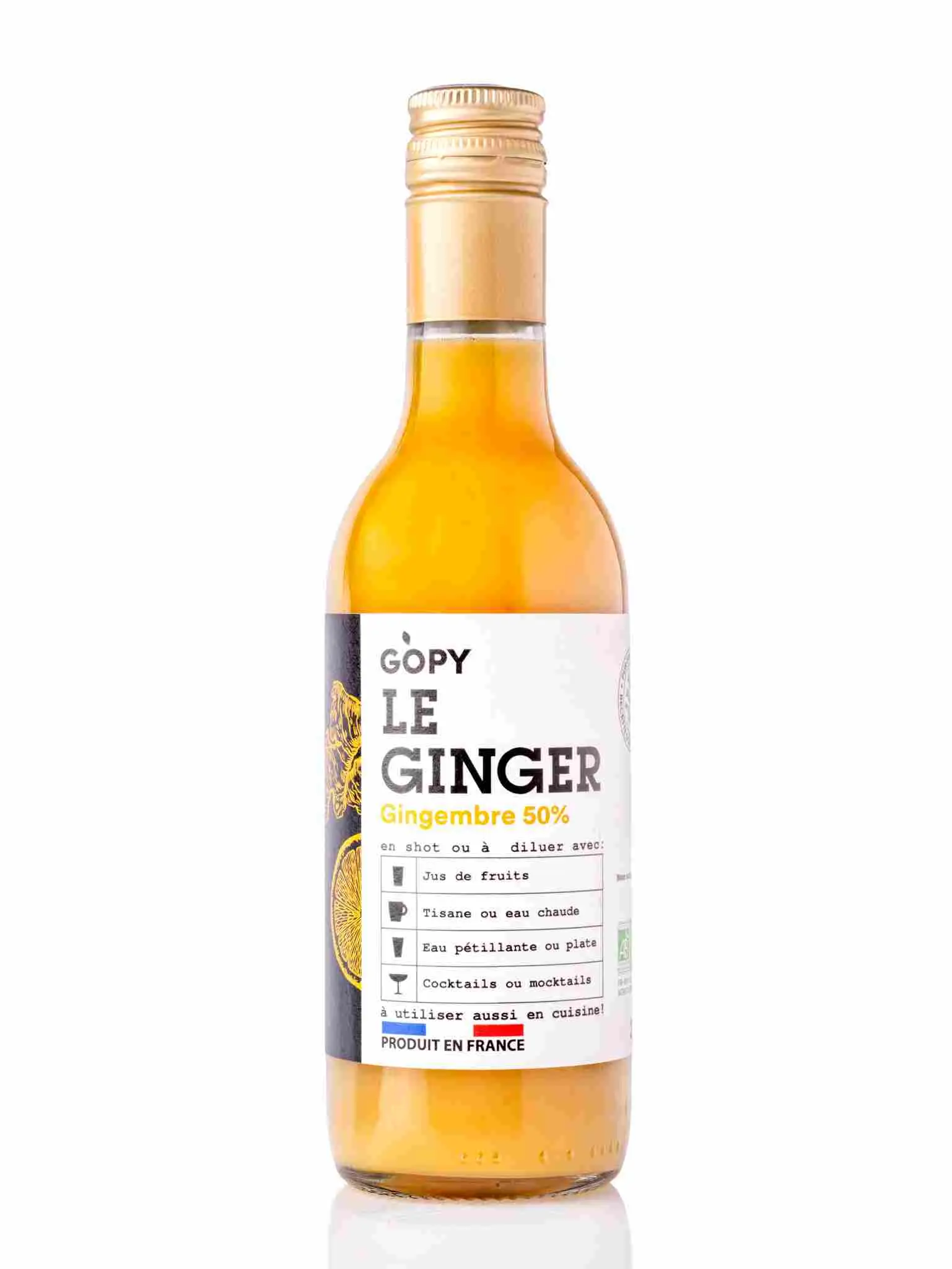 GOPY Organic Ginger 240ml Classic - Ginger Concentrate