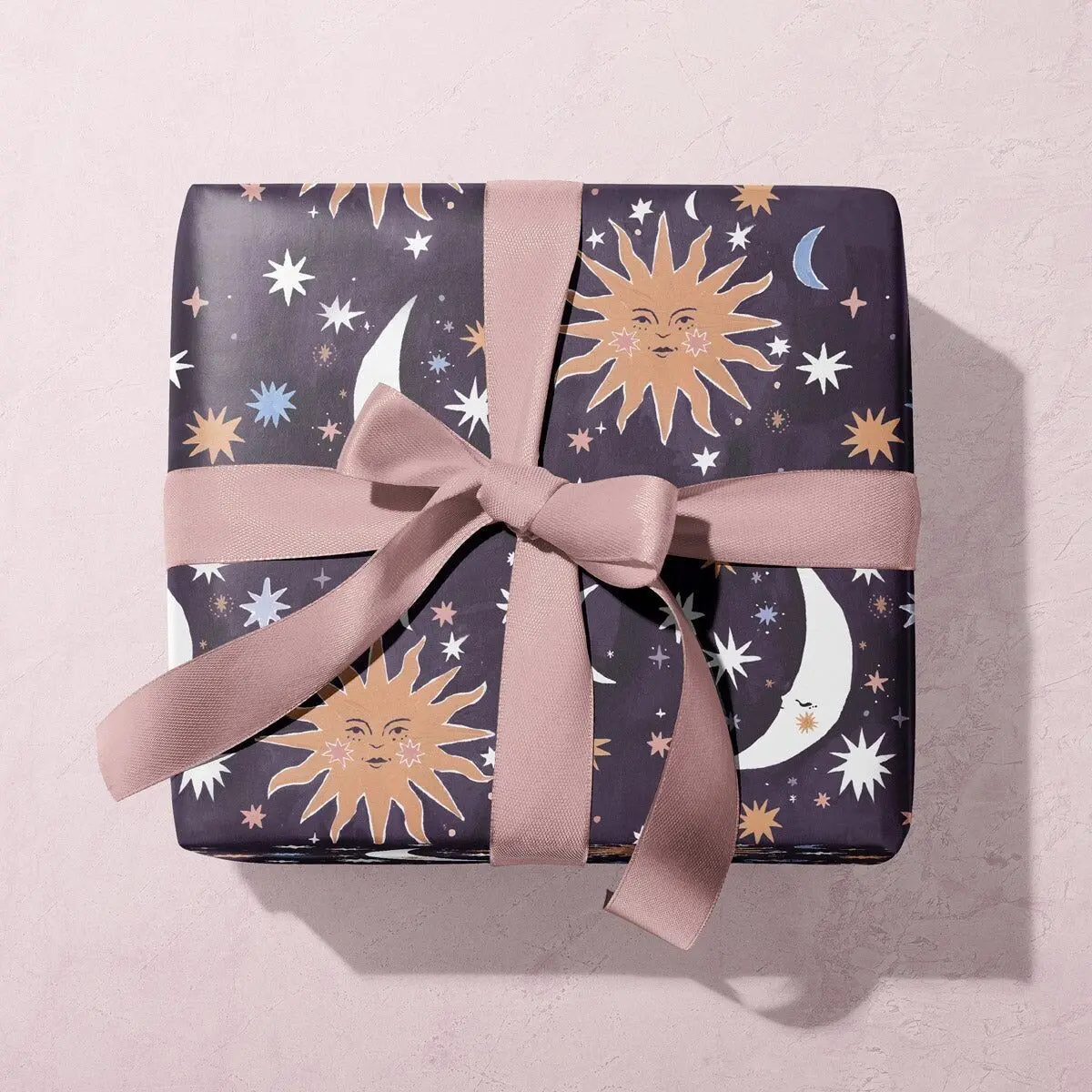 Sun and Moon Gift Wrap | Sun Print Wrapping Paper Sheets