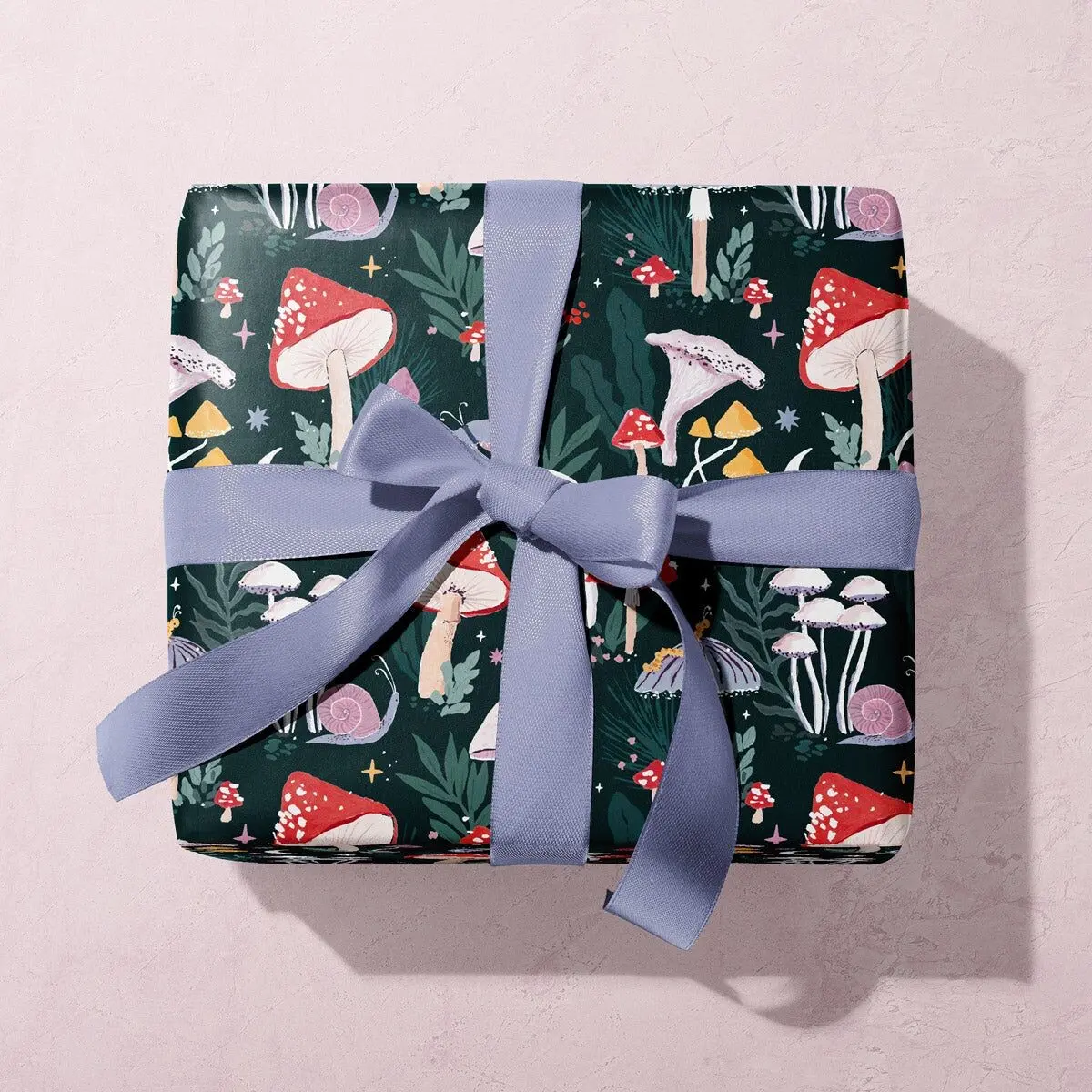 Mushroom Gift Wrap Sheet | Mushrooms Wrapping Paper Sheets