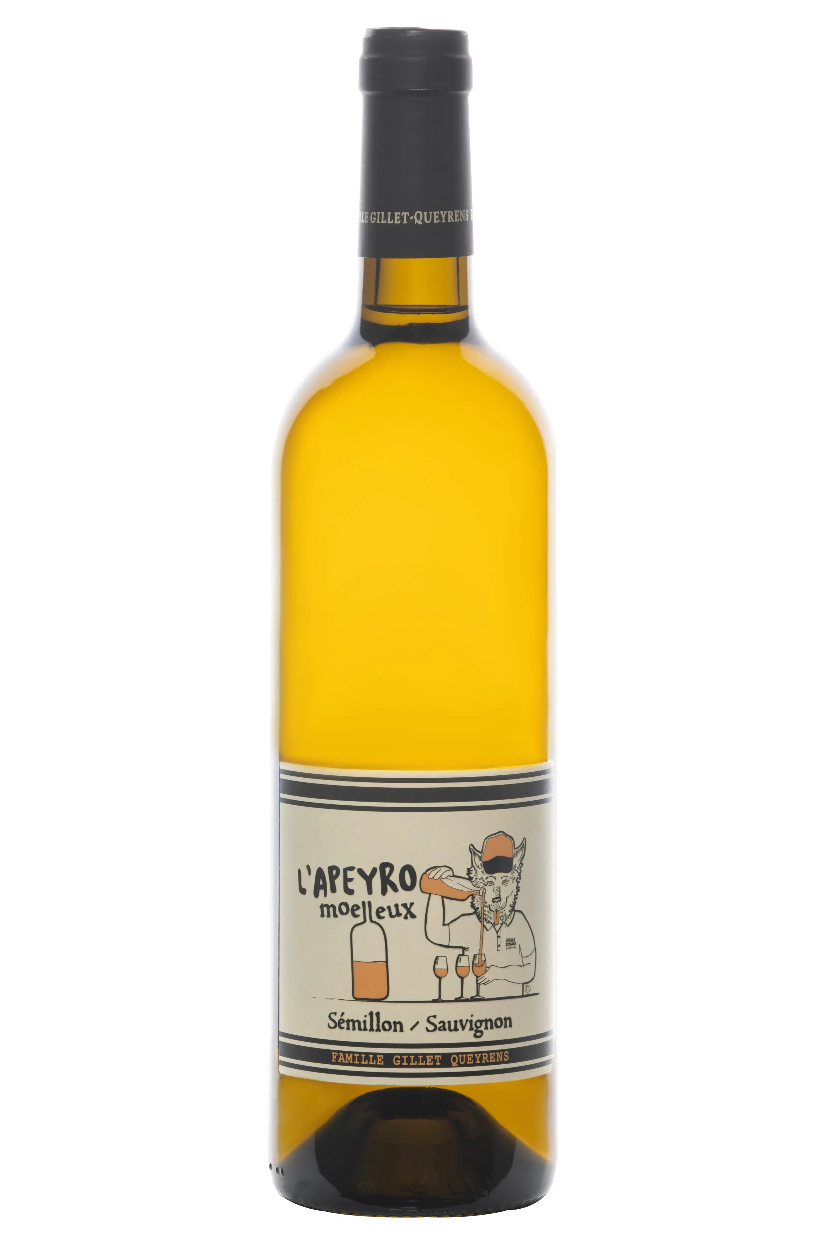 Sweet white wine Sauvignon and Sémillon - ORGANIC "L'Apeyro 2024"