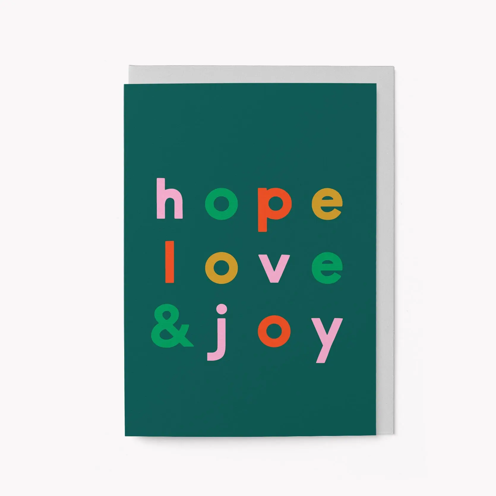 Hope, love & joy - ChristmasCard