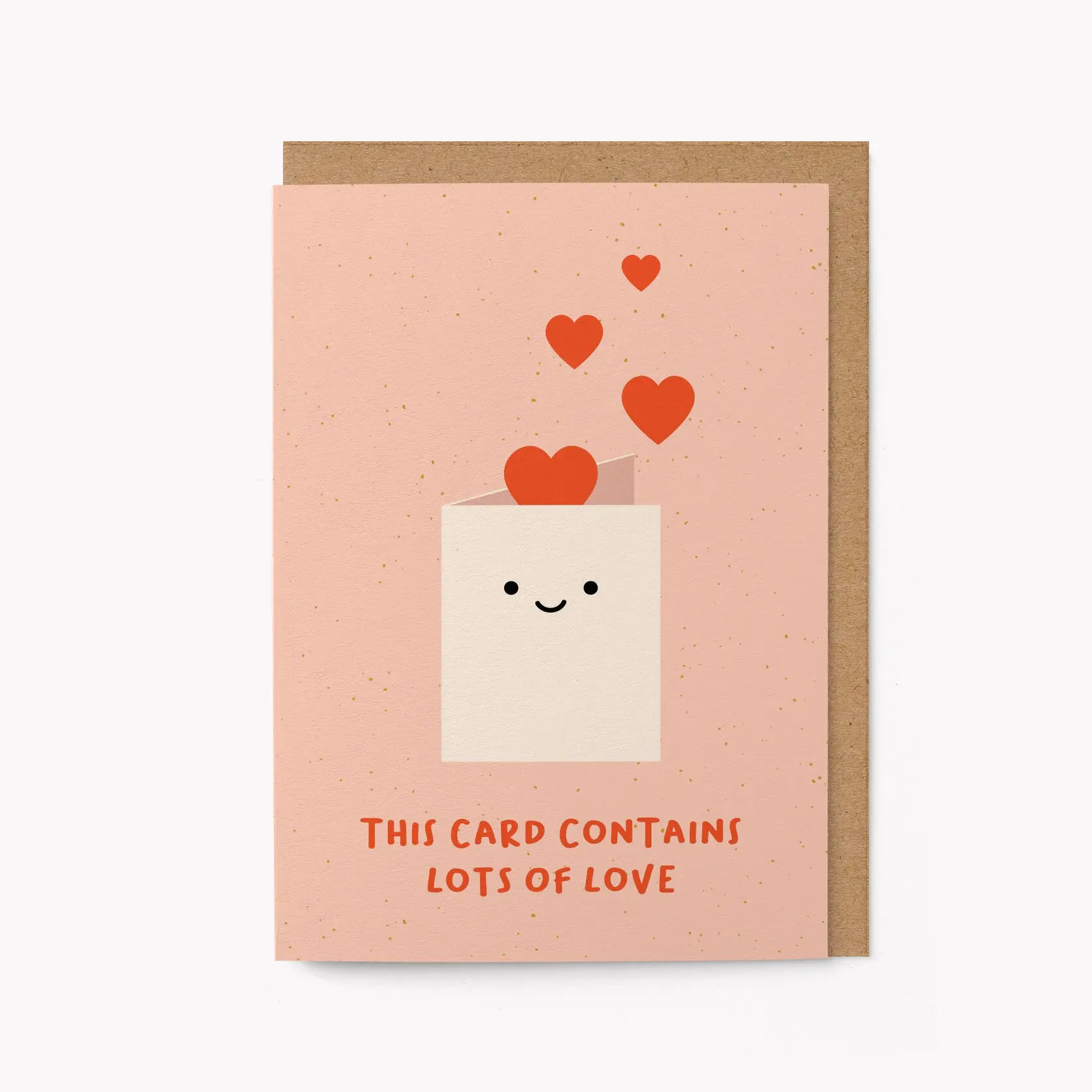This card contains lots of love