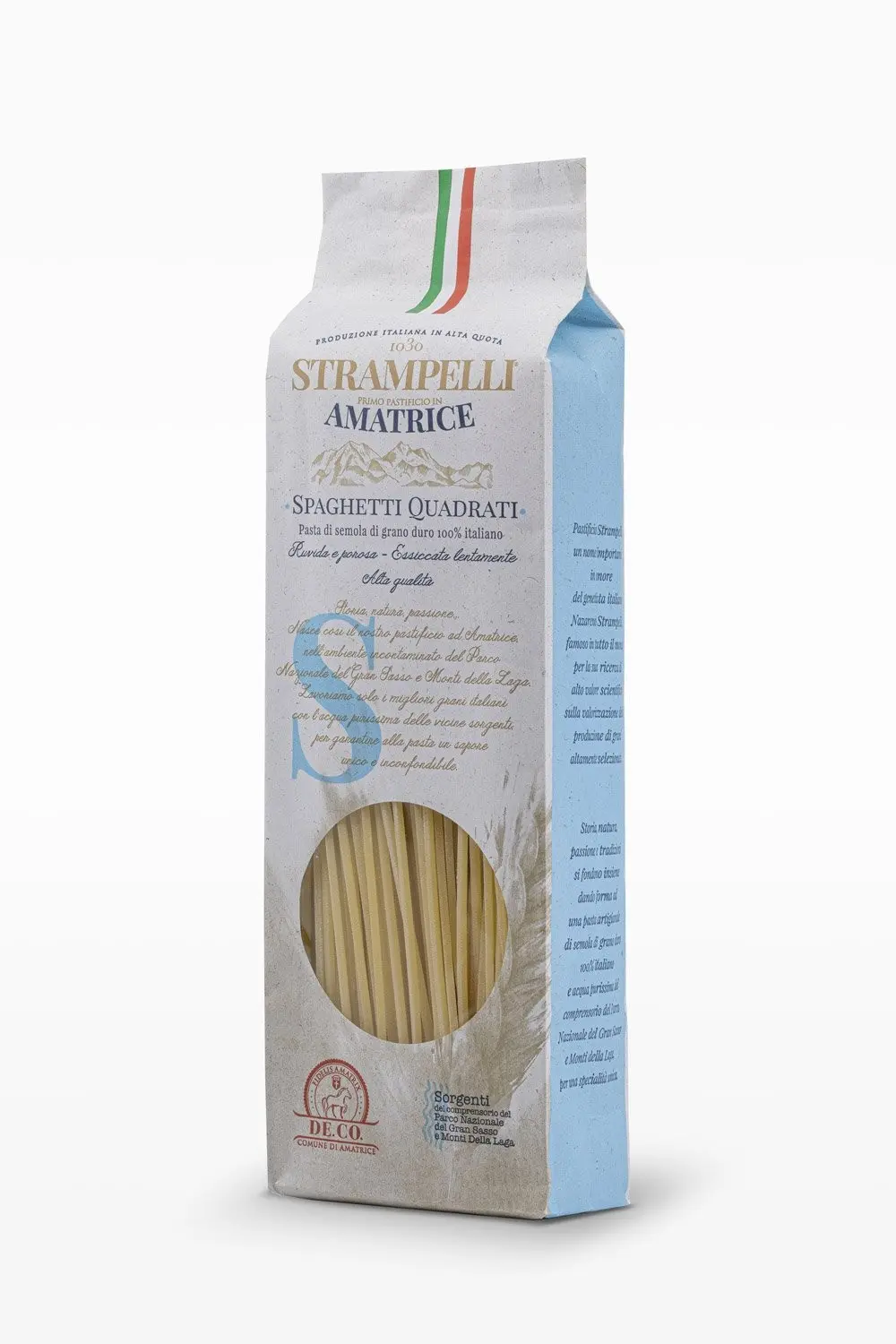 Espaguetis Cuadrados de Amatrice Strampelli 500g