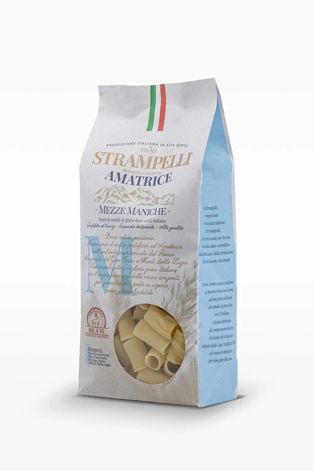 Mezze Maniche d'Amatrice Strampelli 500g