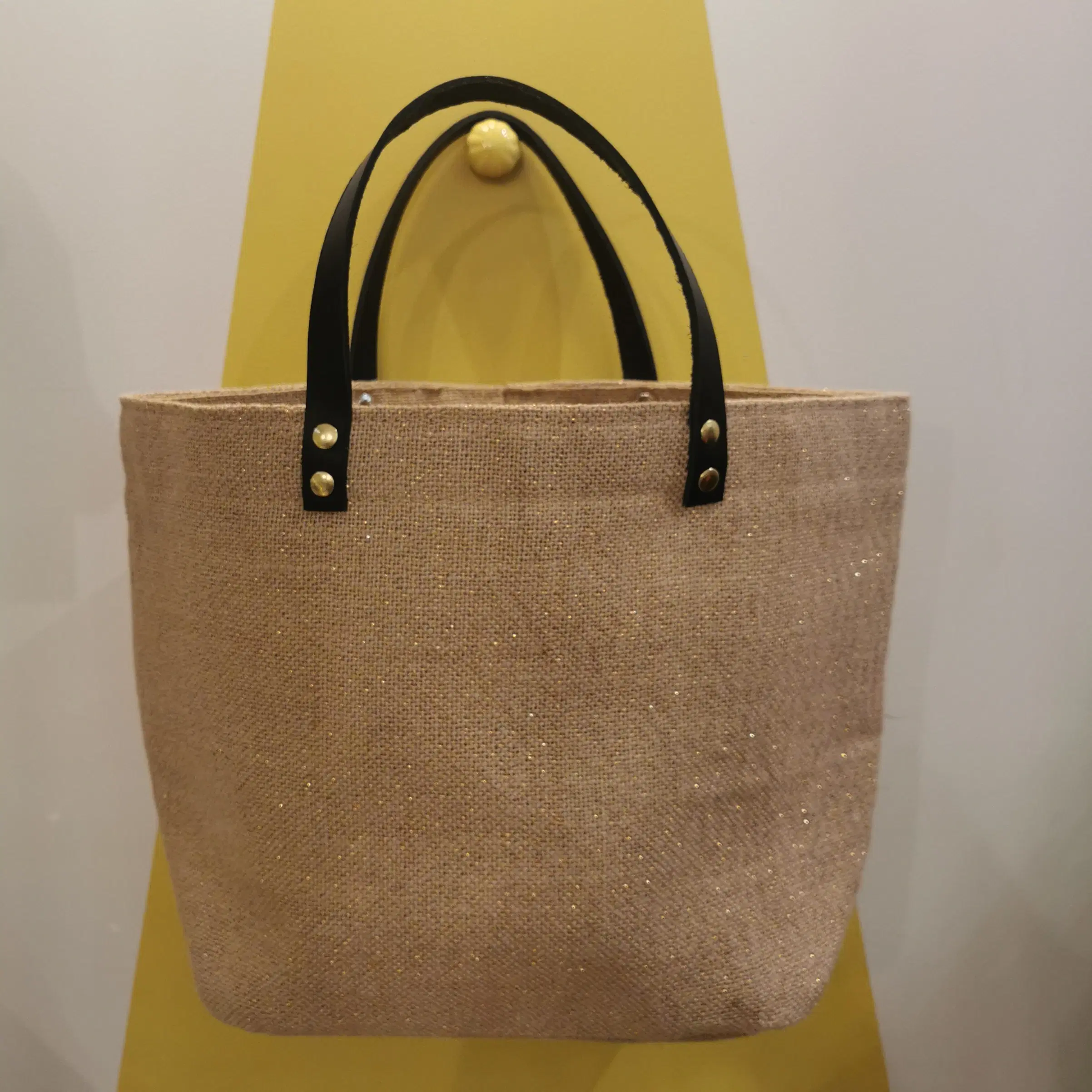 Sequined tote bag