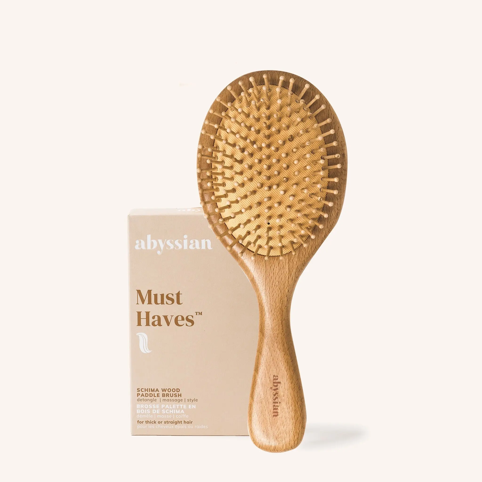 Spazzola per capelli classica Schima Wood - Senza plastica