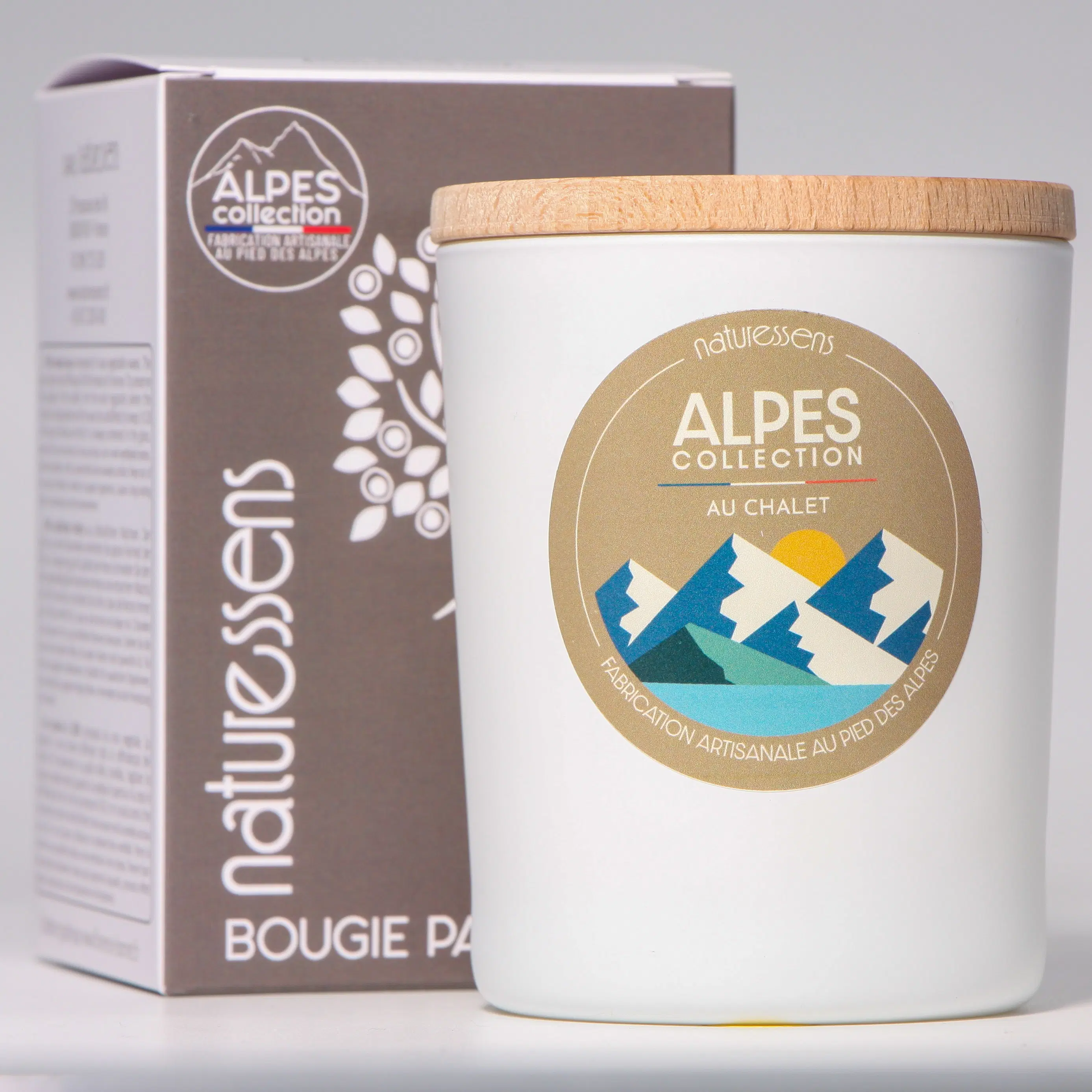 DUFTKERZE AUS PFLANZLICHEM WACHS IM CHALET 165gr