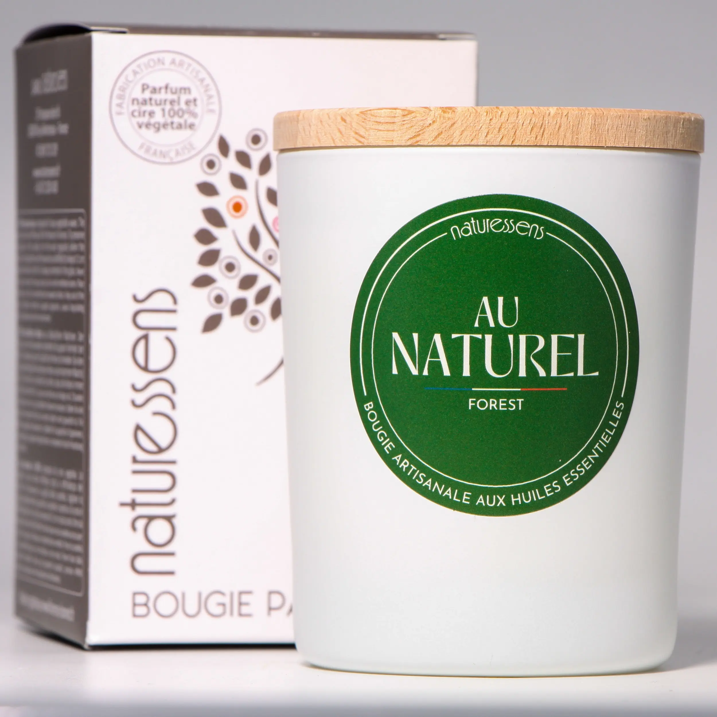 Duftkerze aus Gemüsewachs „Forest“, 165 g – Kollektion „Natural“