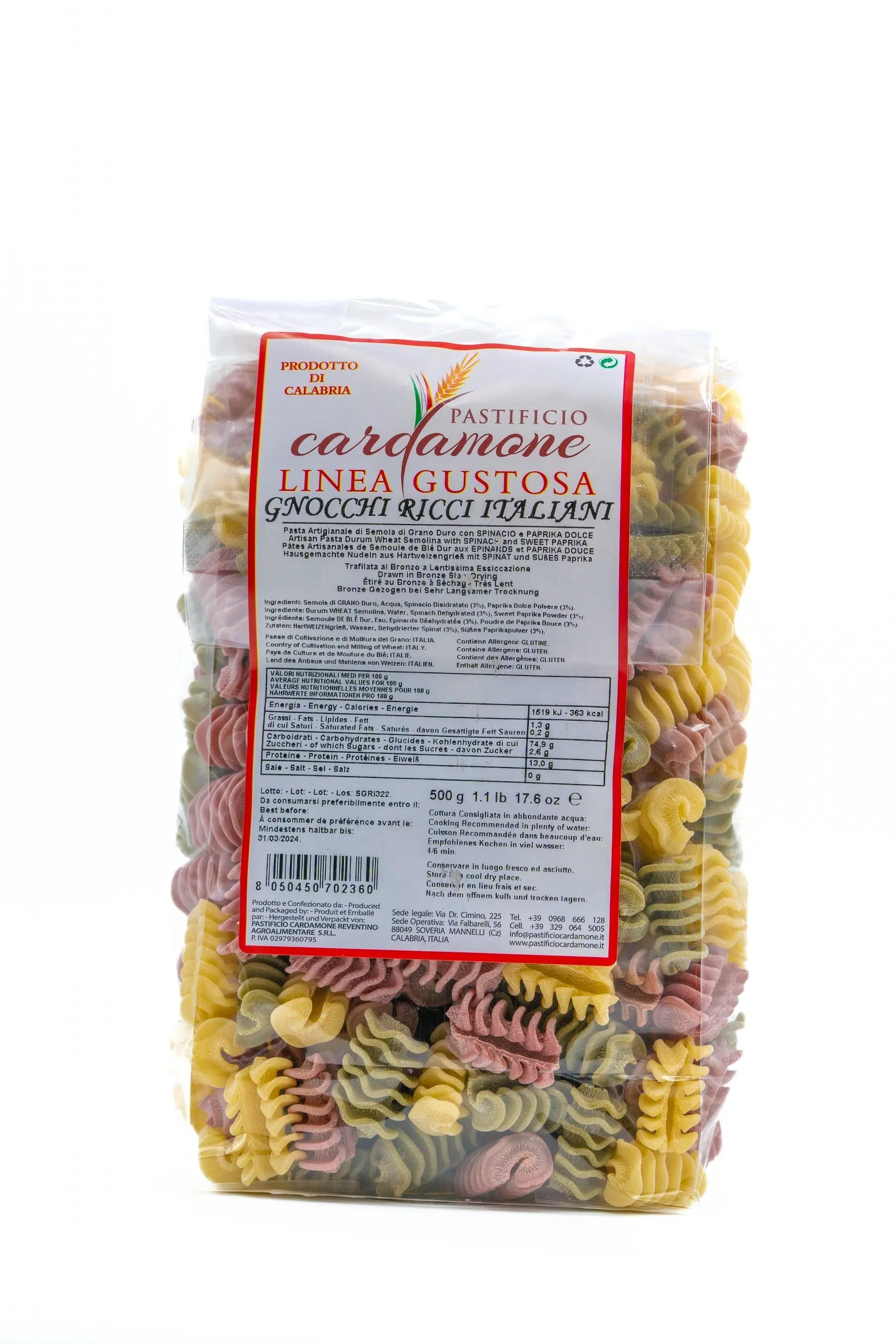 Gnocchis frisés italiens