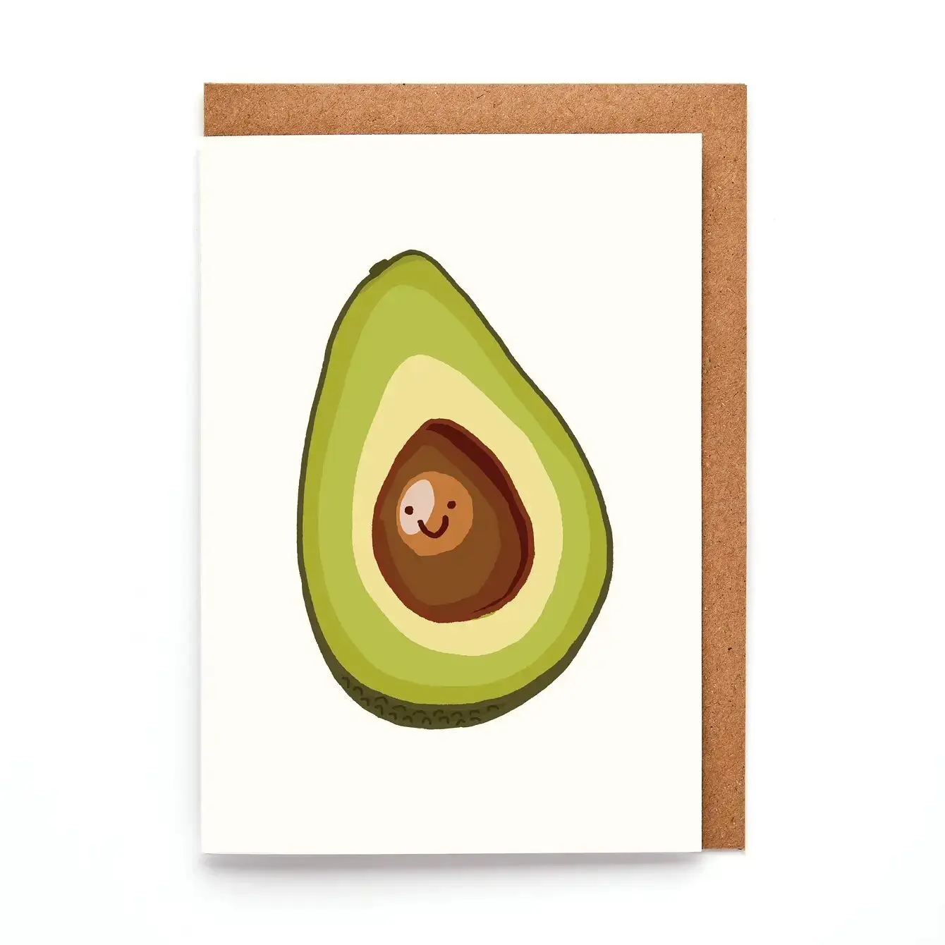 Avocado Mini A7 Card | Foodie Gift | Quirky Blank Card