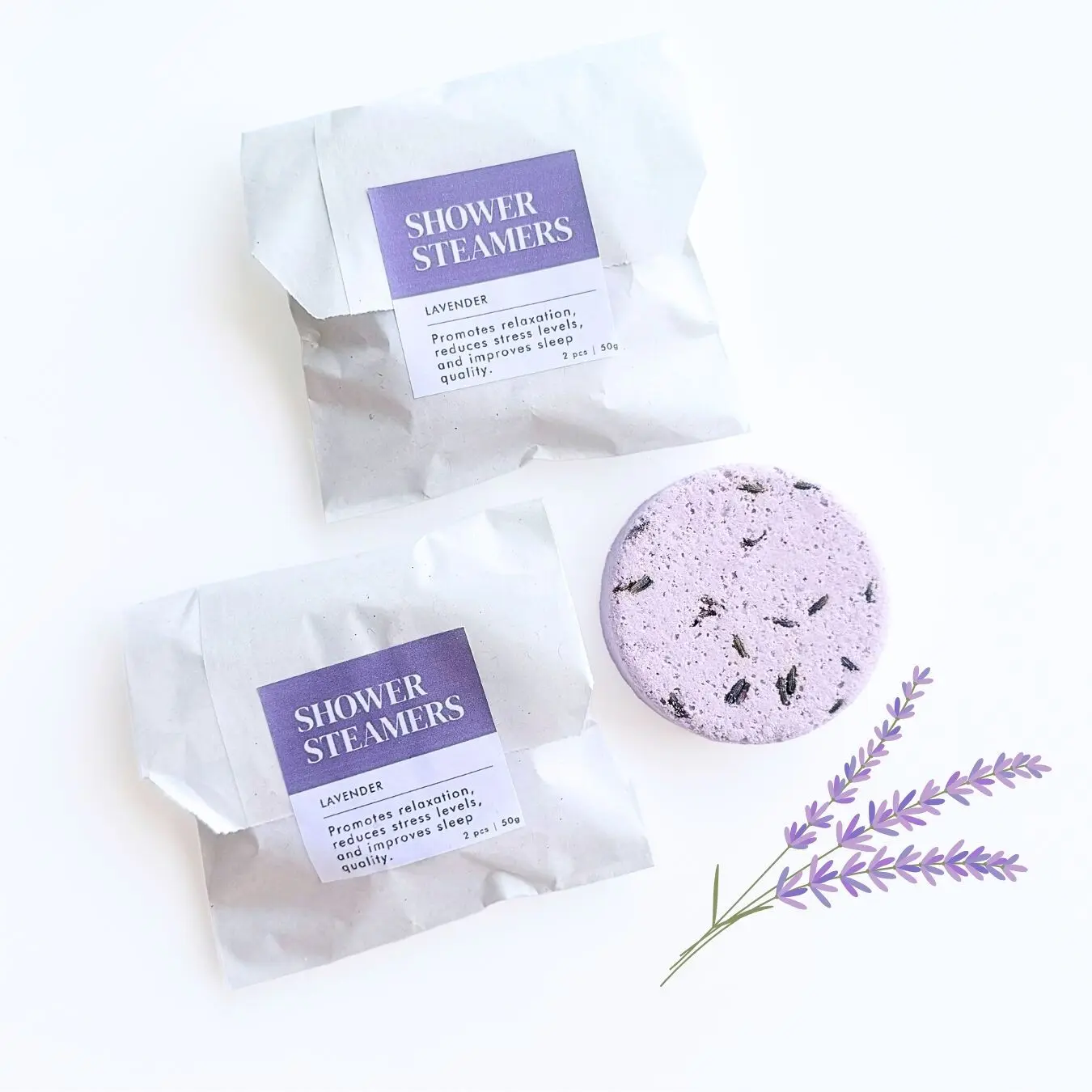 Shower Steamer Lavender 55g (Individually packed)