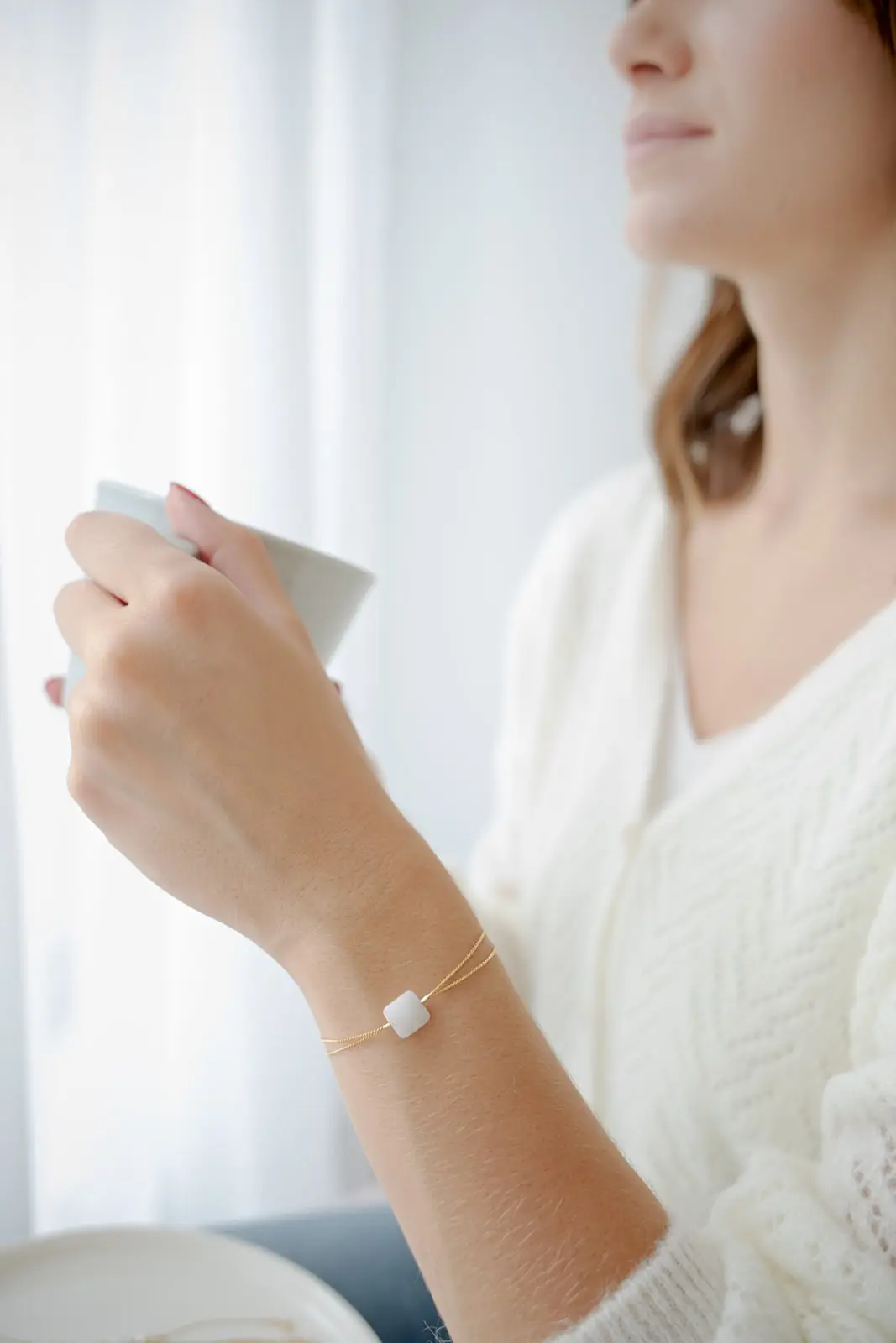 Moonstone bracelet | Lithotherapy jewelry