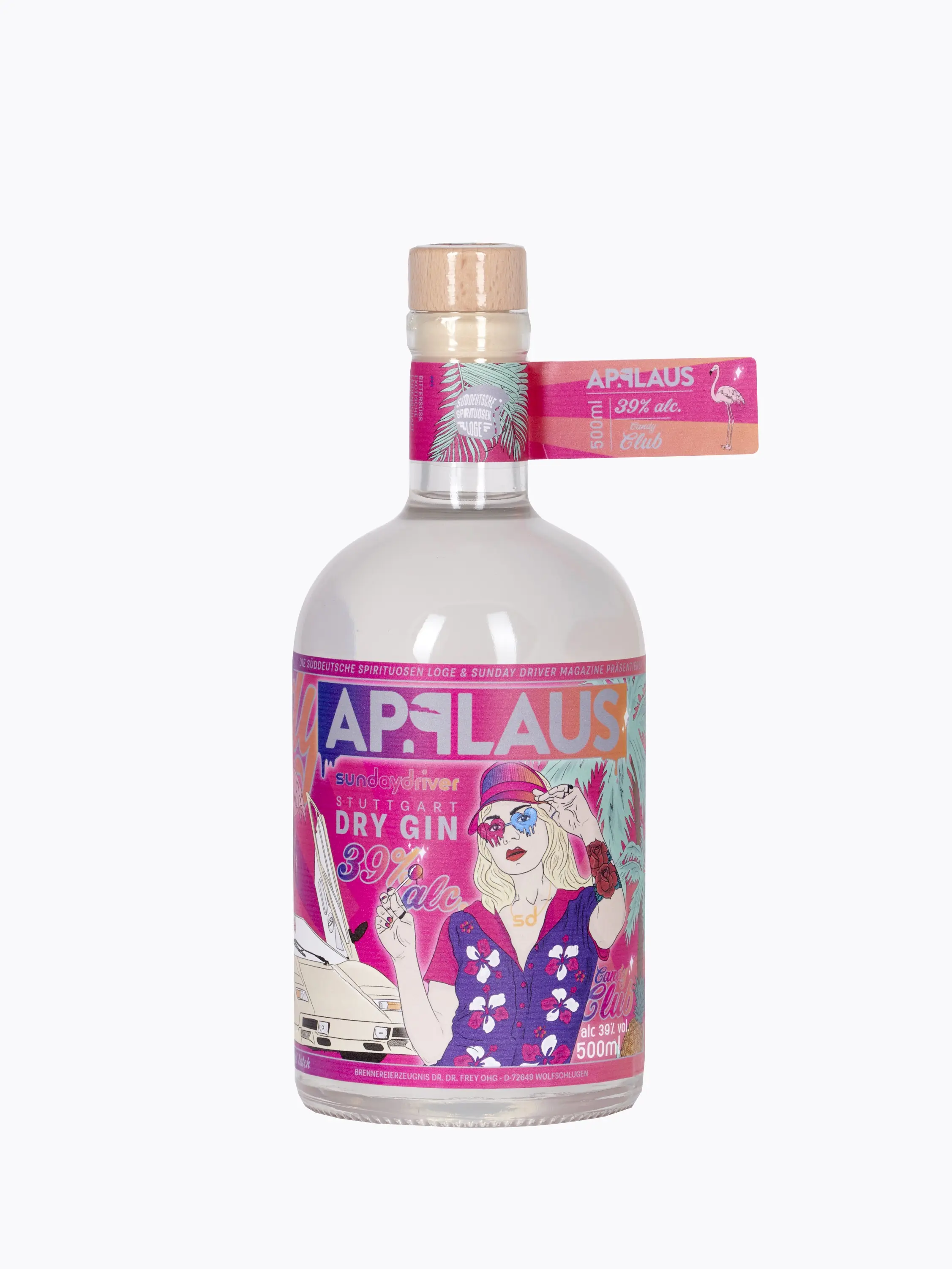 Applaus Dry Gin Candy Club 500ml