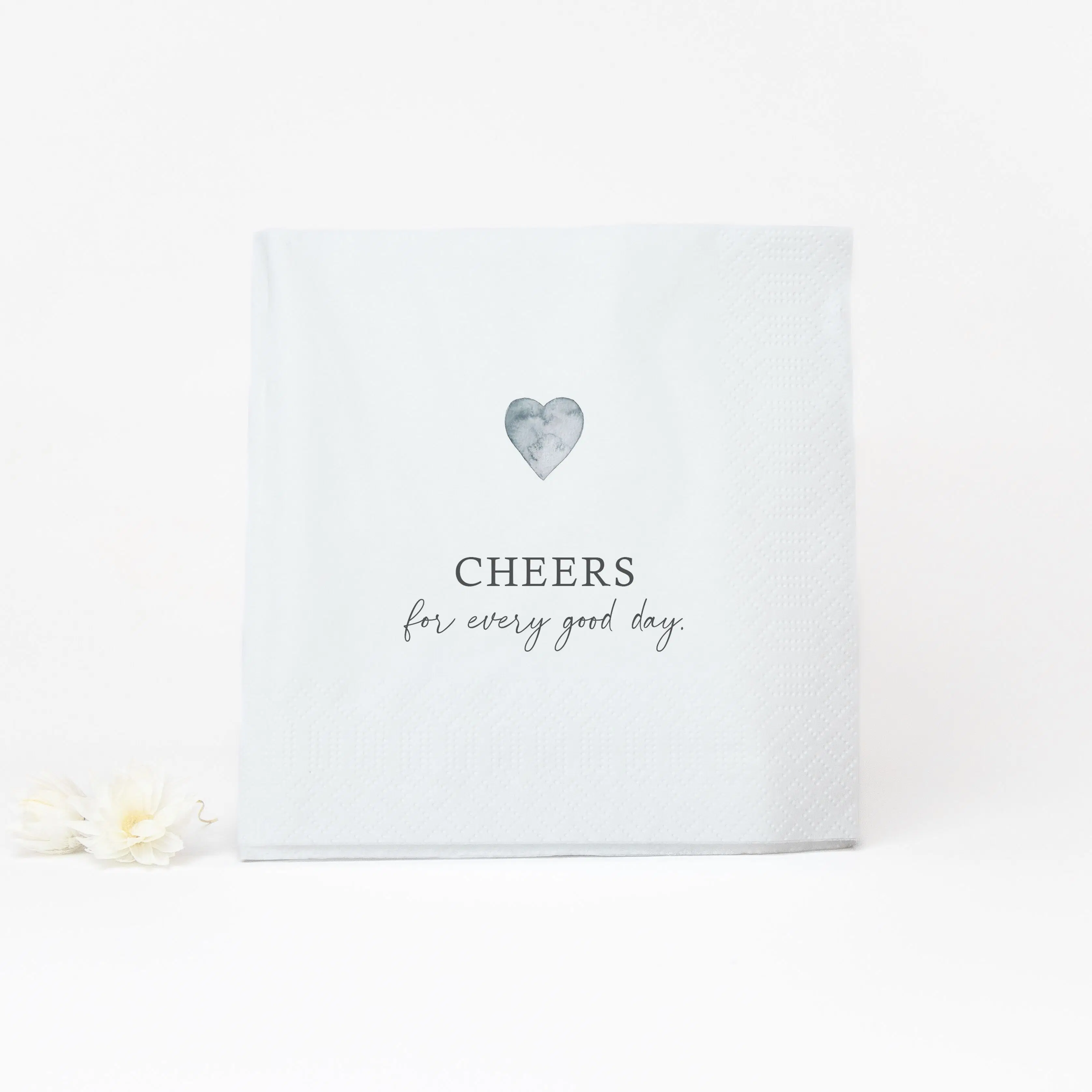 Serviette "Cheers for every good day"