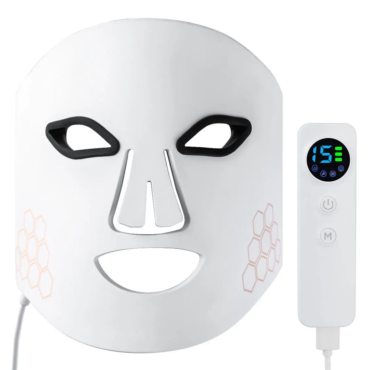 LED-GESICHTSMASKE LICHTTHERAPIE 4 FARBEN