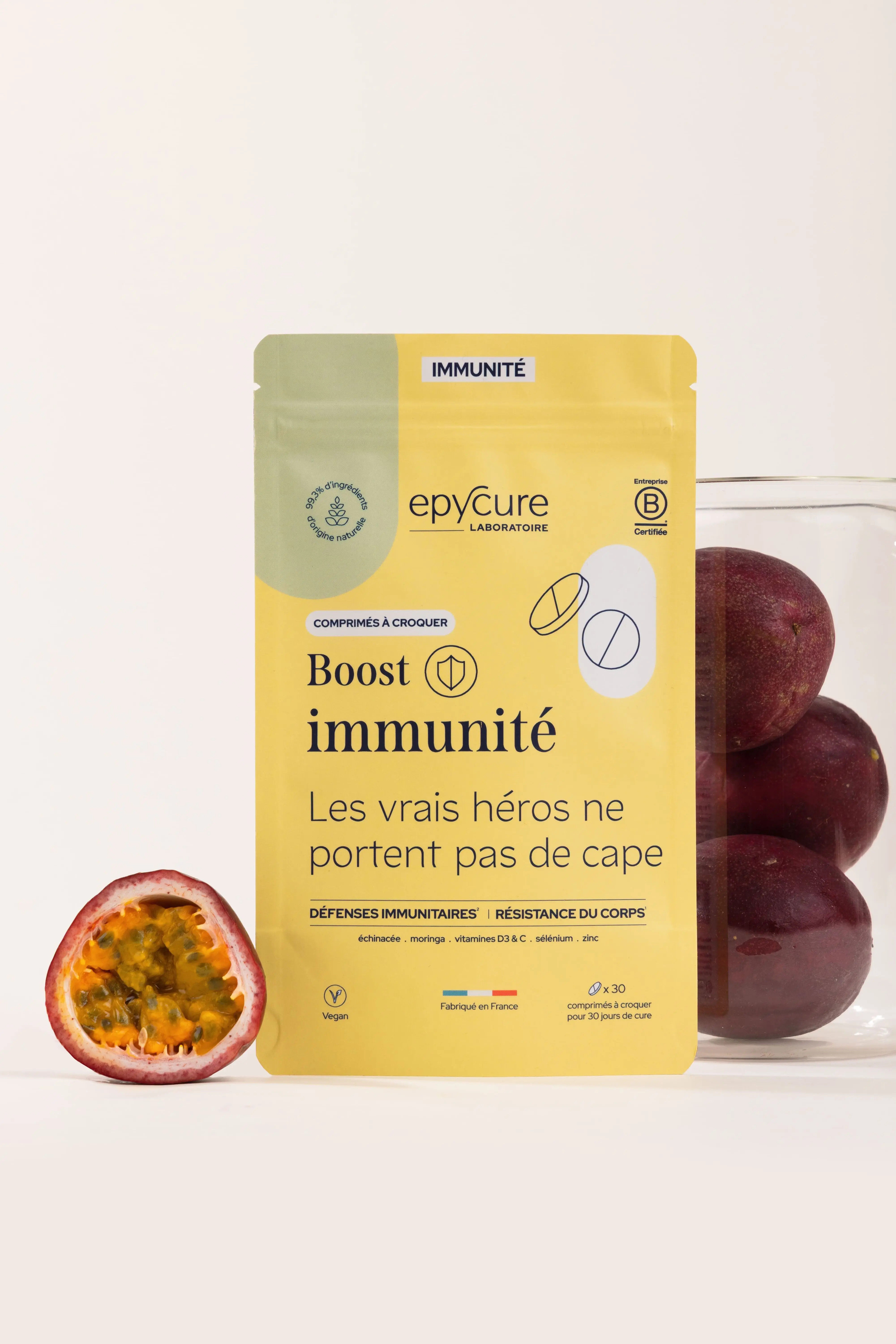 BOOST IMMUNITÉ - RESISTANCE, SYSTEME IMMUNITAIRE, INFECTIONS ORL, CHANGEMENTS DE SAISONS, BAISSE DE TONUS - 1 MOIS - Une immunité renforcée pour protéger l'organisme des affections saisonnières.