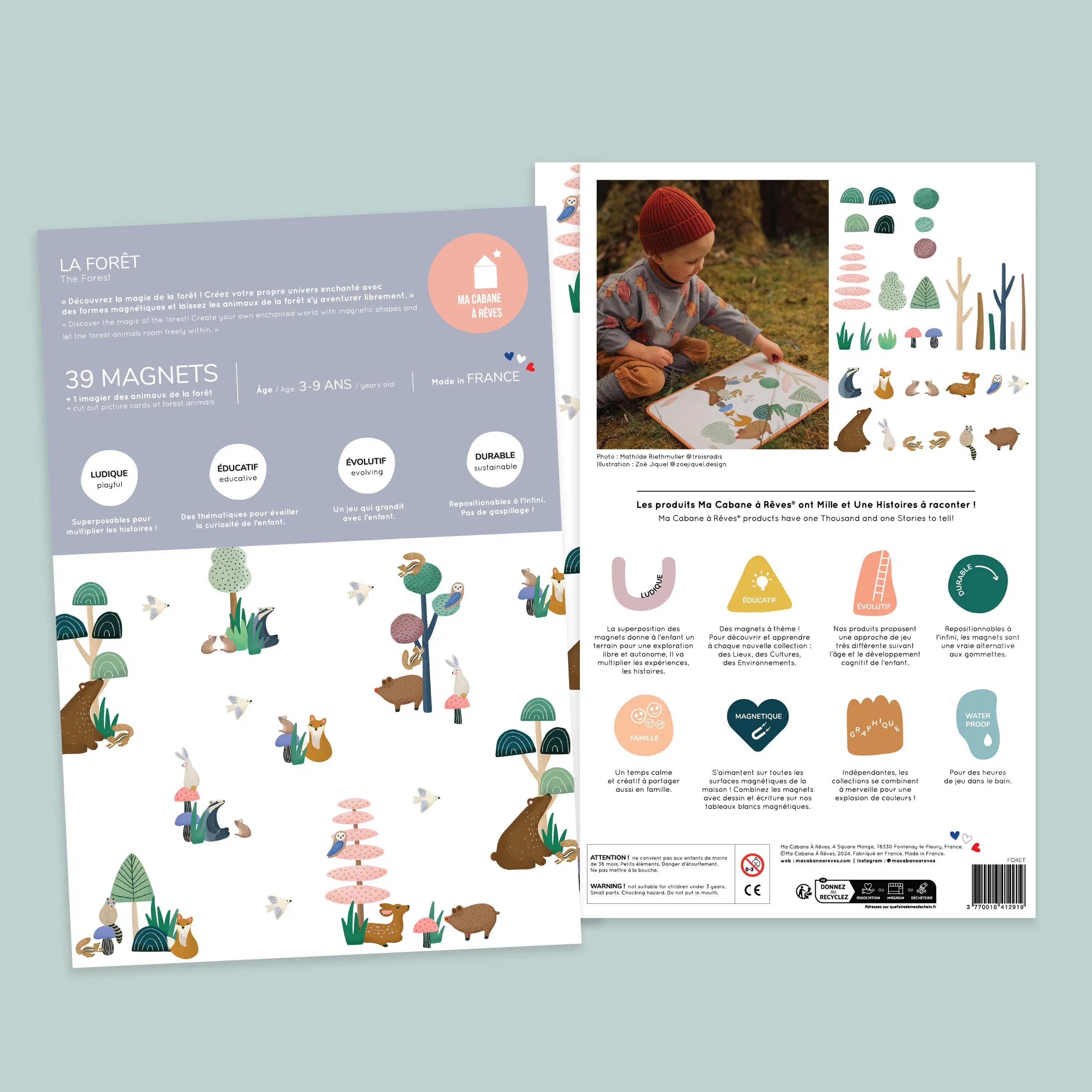 Jeu magnétique Animaux Forêt