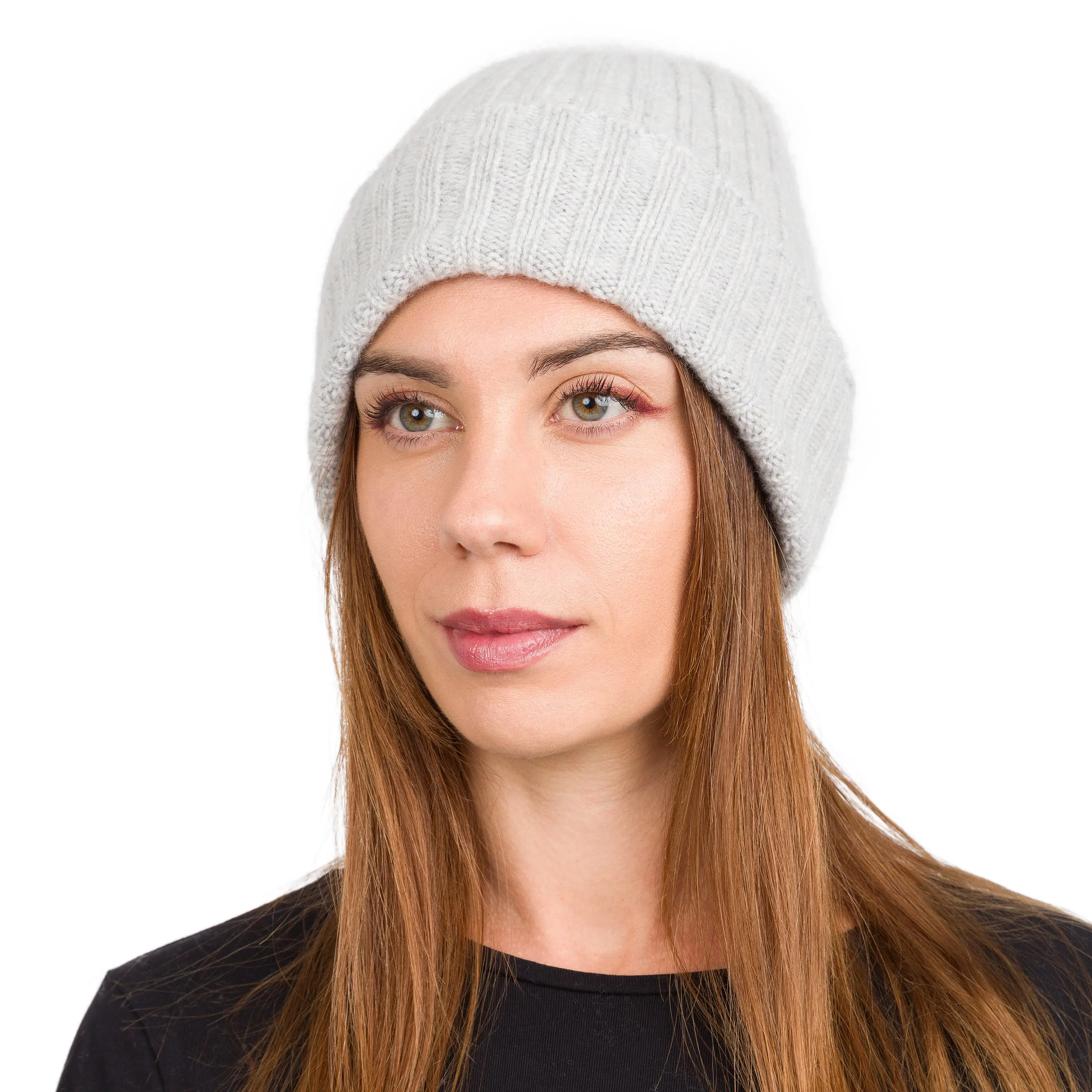 Len - Bonnet côtelé en pur cachemire