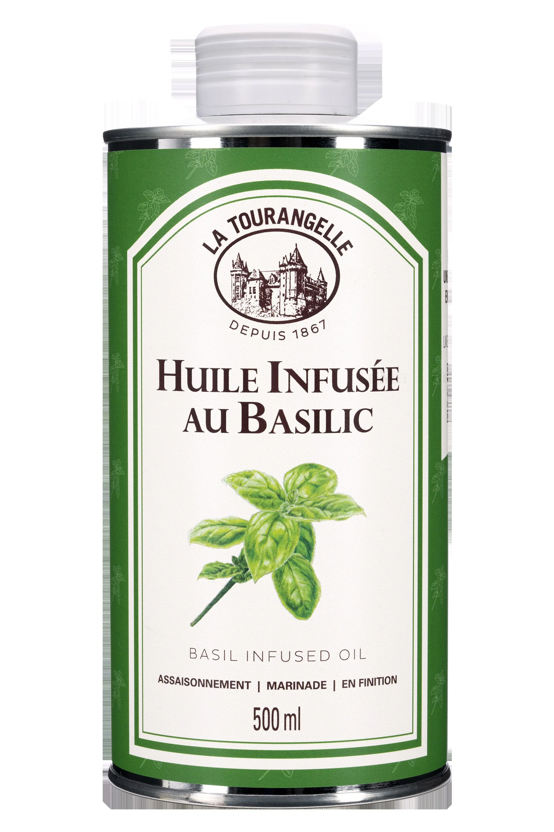 Aceite de albahaca infusionado - 500 ml