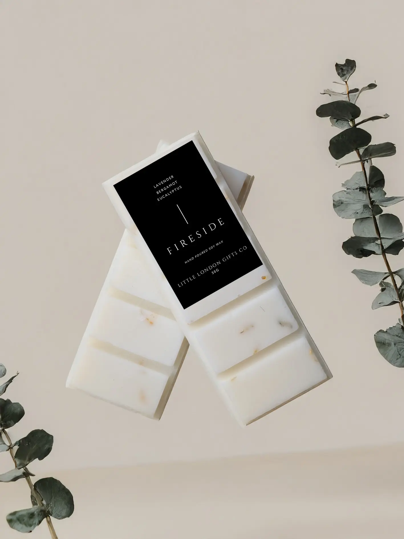 Botanical Wax Melt Snap Bars, Fireside  - 50g Snap Bar