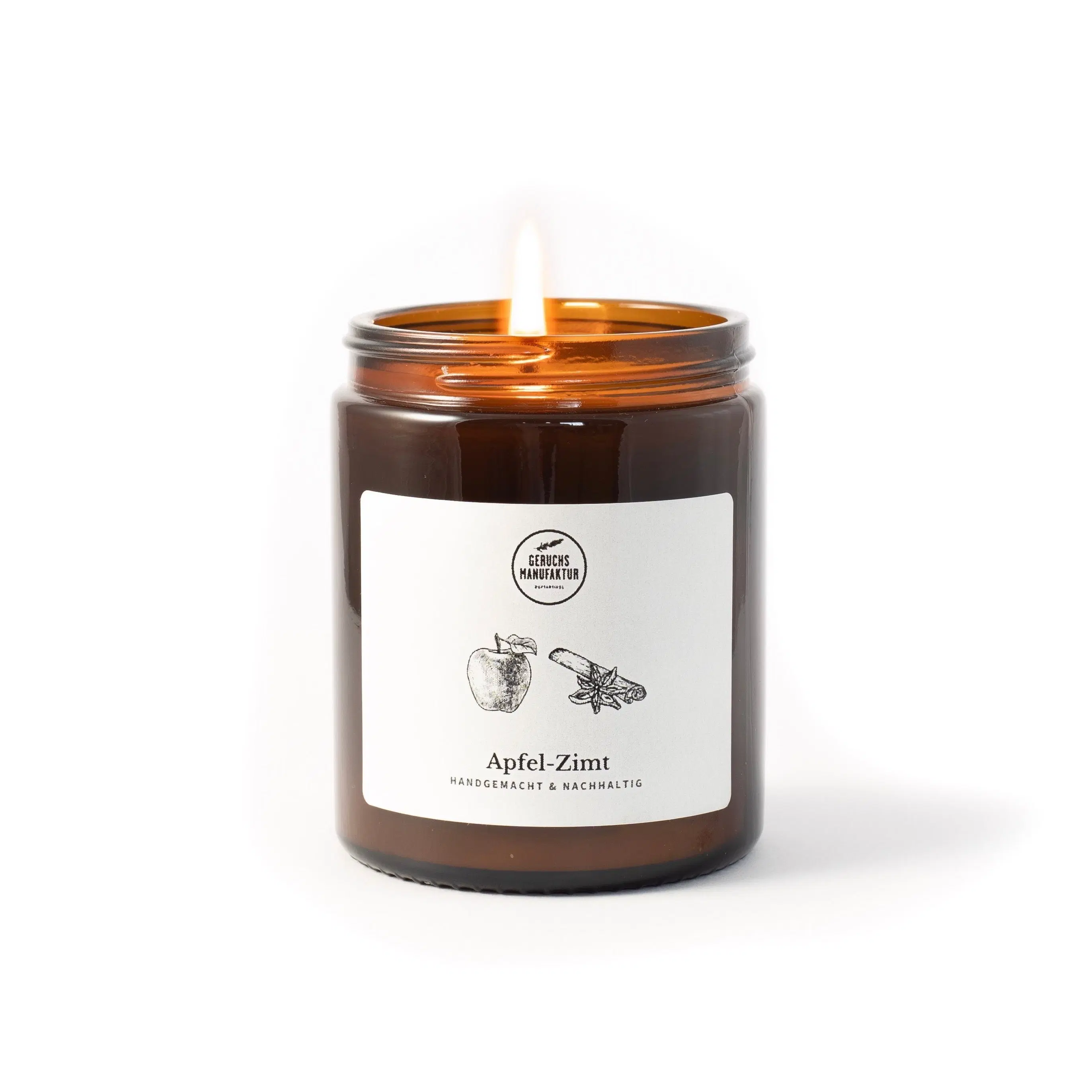 Scented candle apple-cinnamon