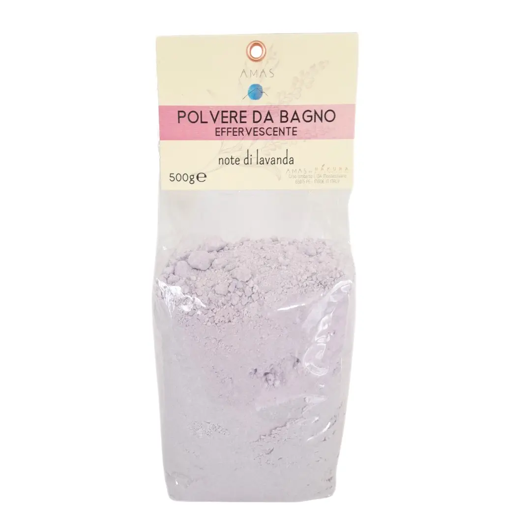Polvere Effervescente e profumata da bagno - Lavanda