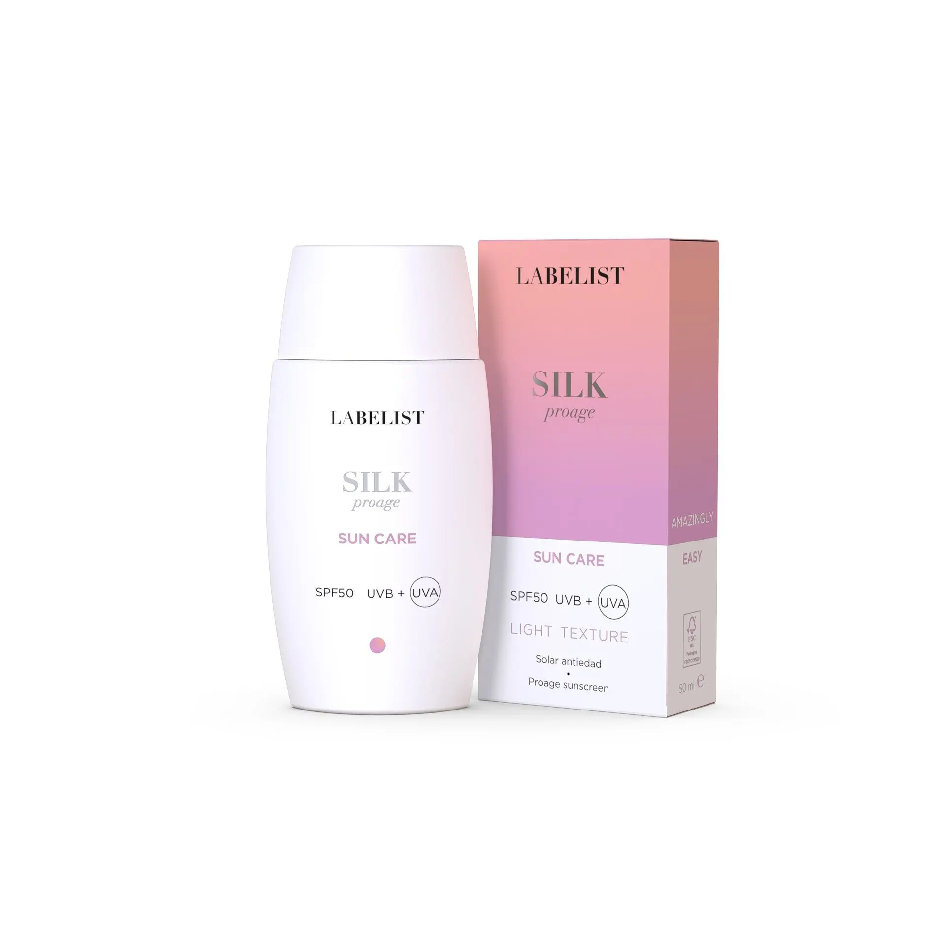 SILK SUN CARE - Crema ligera de protección solar SPF50