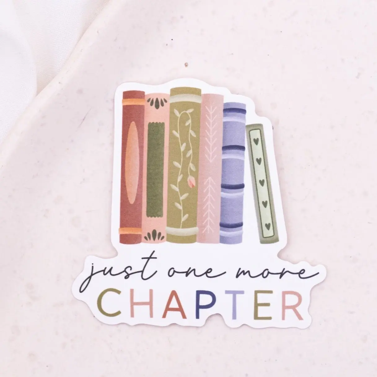 Livre d'autocollants "One more Chapter" Lecture - Autocollant vinyle Bouteille d'eau Librairie