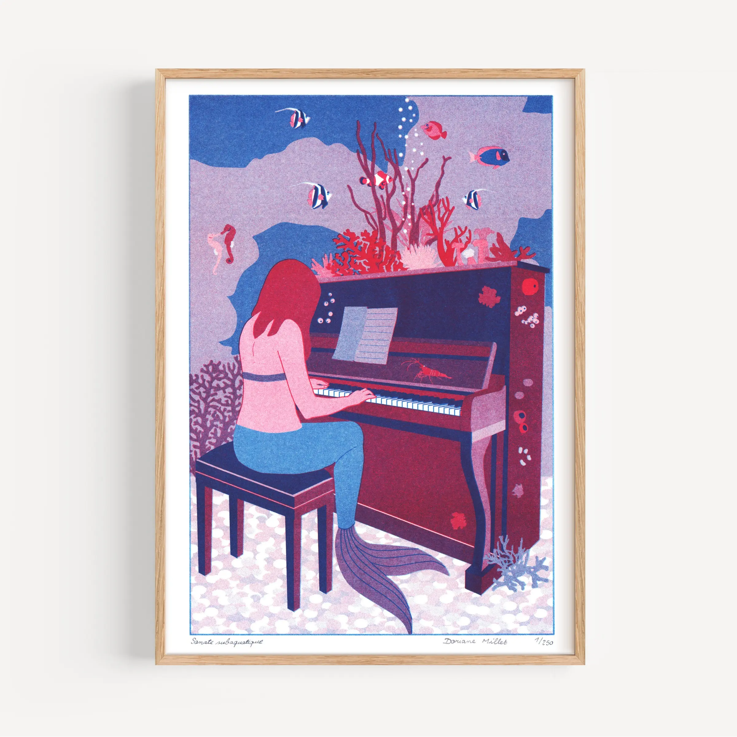 Underwater Sonata | A4 Risograph | Signed Limited Edition