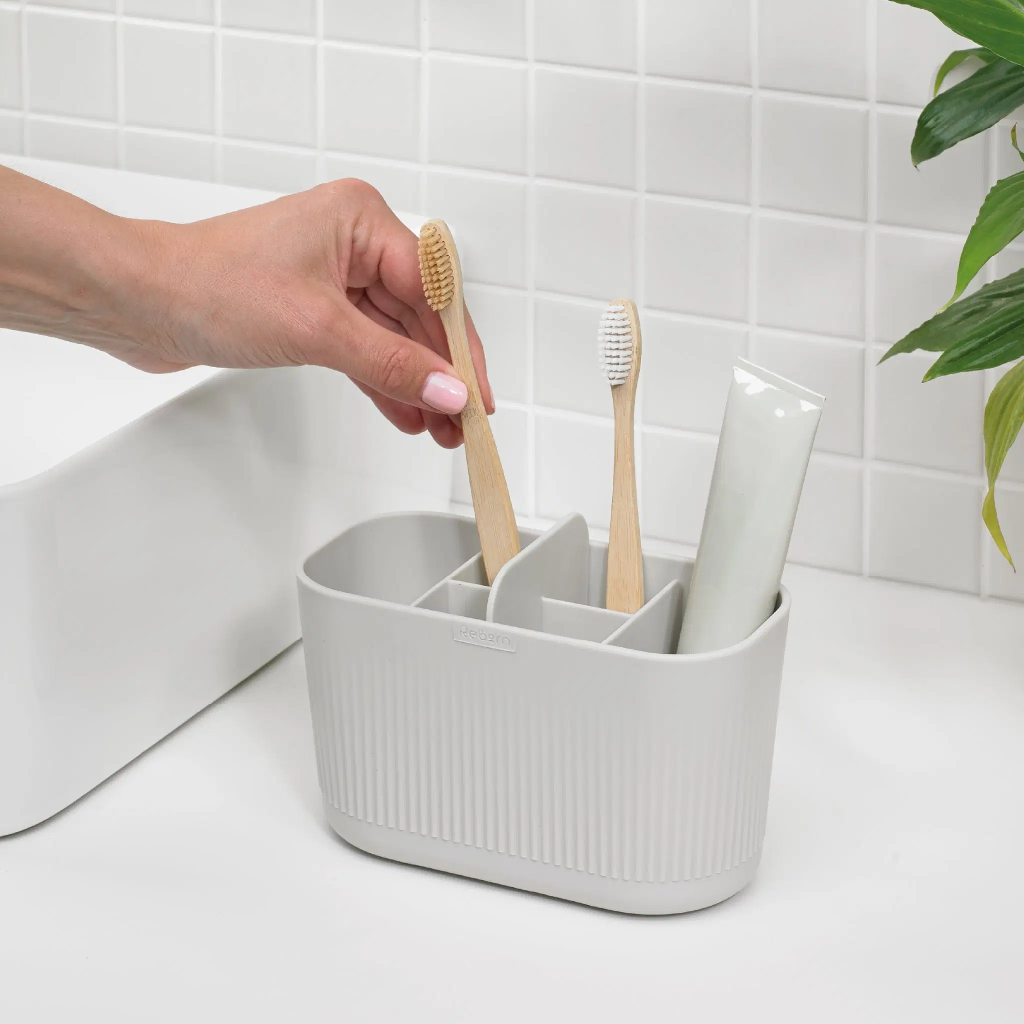 Grand panier de salle de bain recyclé ReBorn | Fabriqué au Royaume-Uni