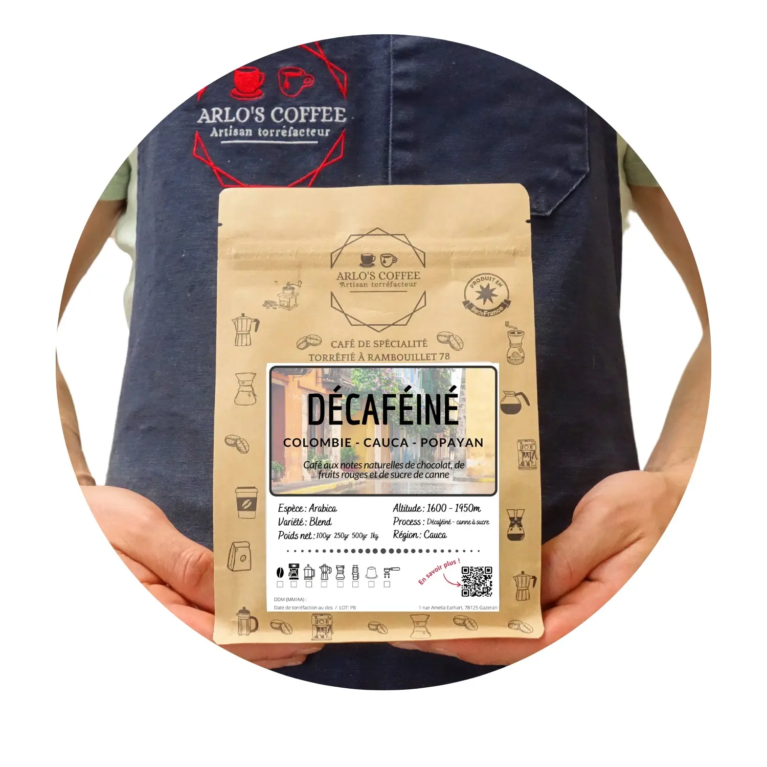 Decaffeinated coffee - Popayan, Colombia
