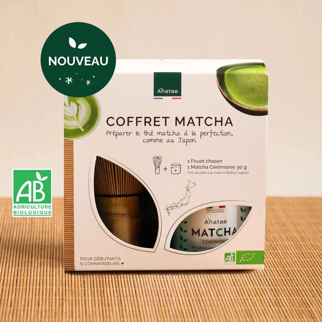 Matcha Tea Ceremony Box 30g + Chasen Whisk