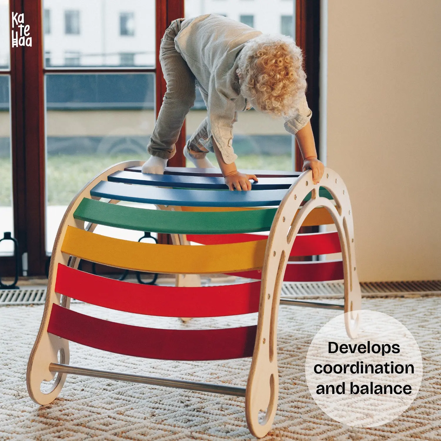 Arco da arrampicata Montessori XXL e Rocker