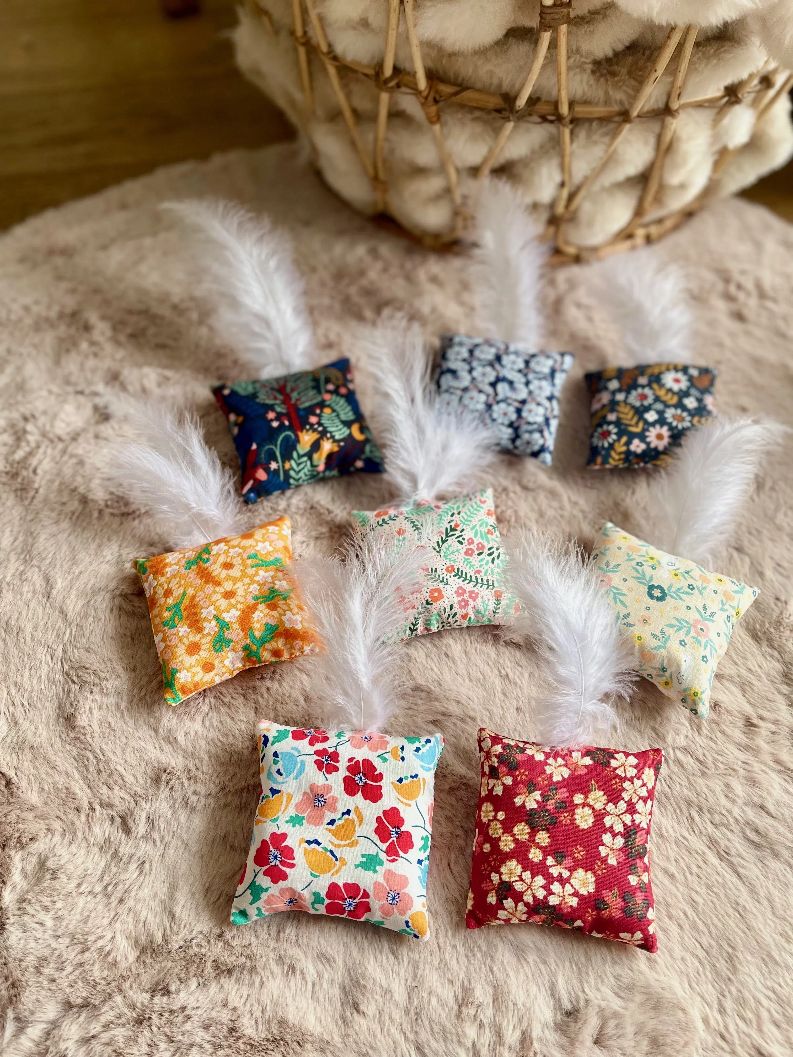 Catnip or Valerian Cushion - Toy