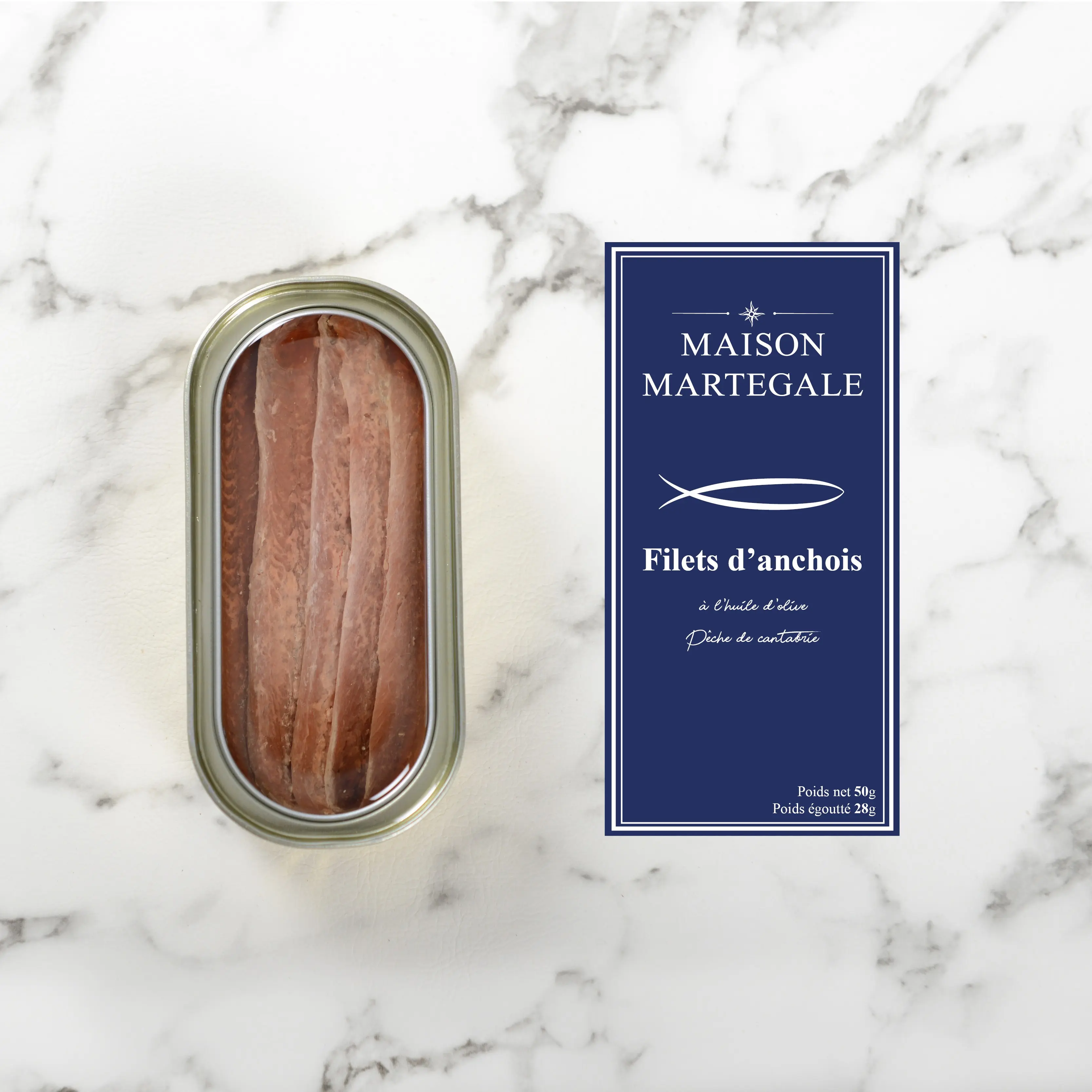 Cantabrian anchovy fillet 50g - Caliber 0