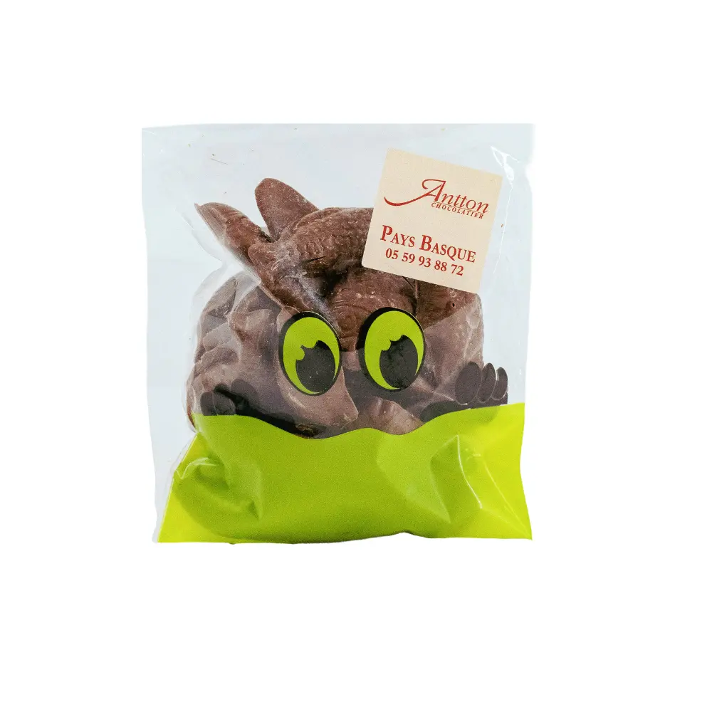 Chocolate shell fry bag Milk