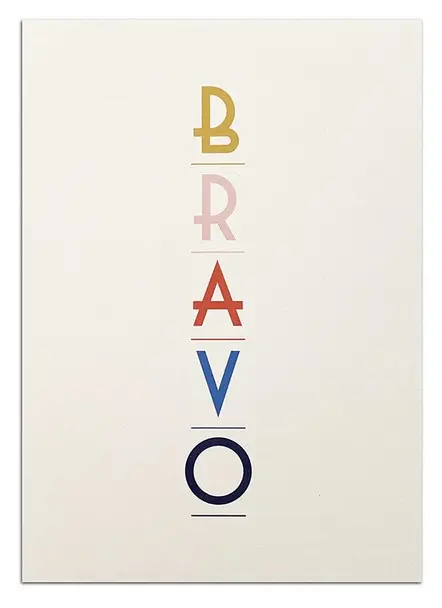 Bravo Postcard