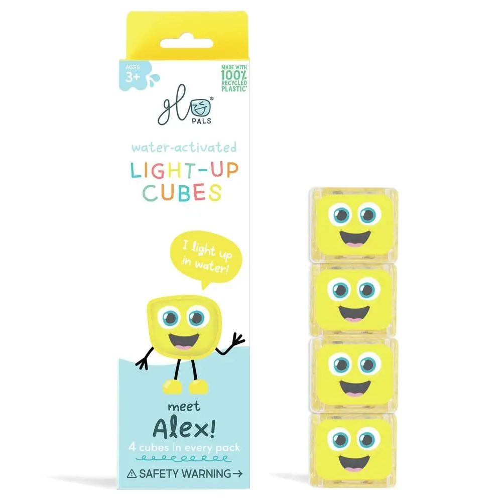 Cubes sensoriels lumineux Glo Pals - Lot de 4