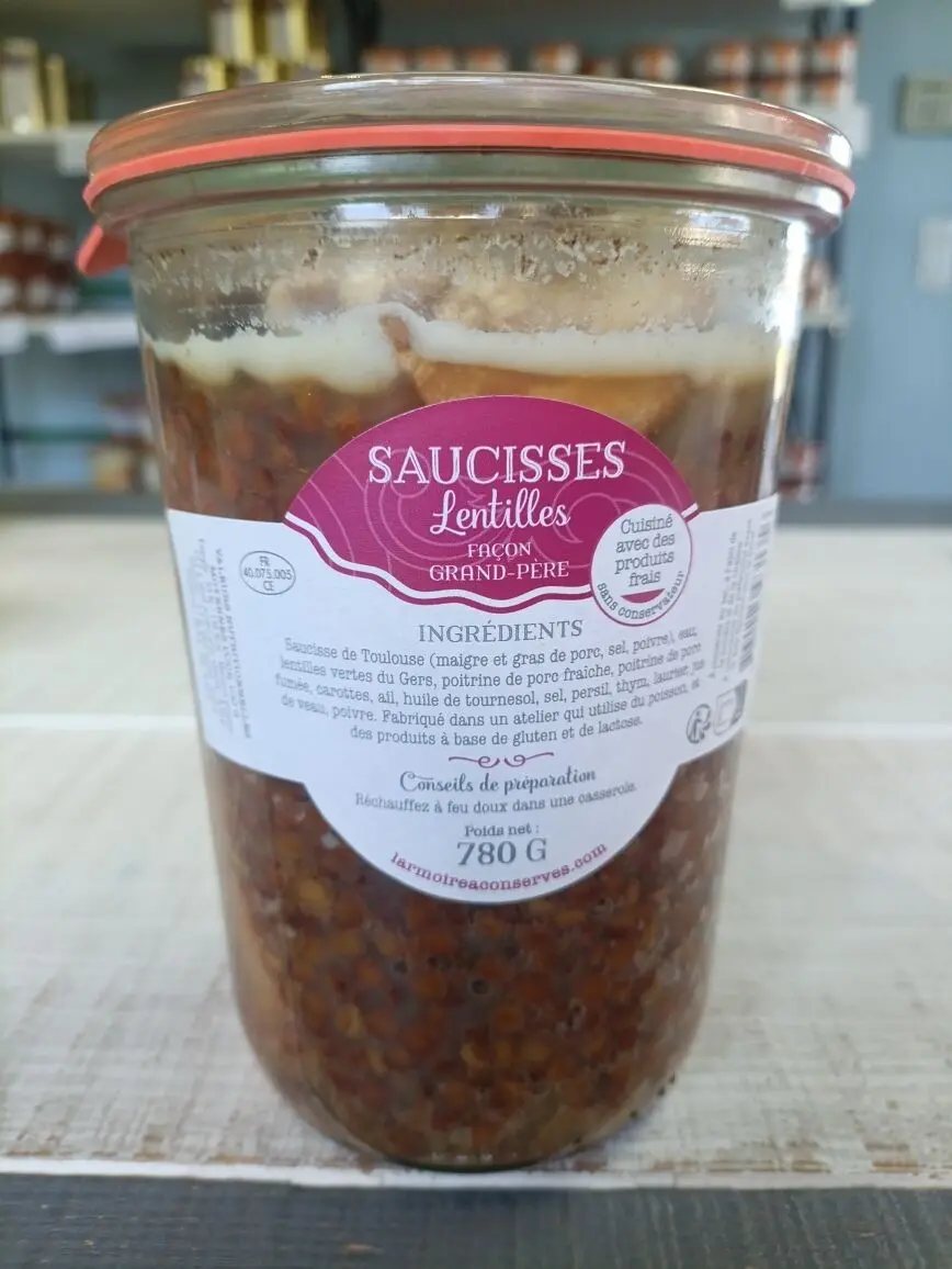 Linsenwürste nach Grand-Pere-Art 780g