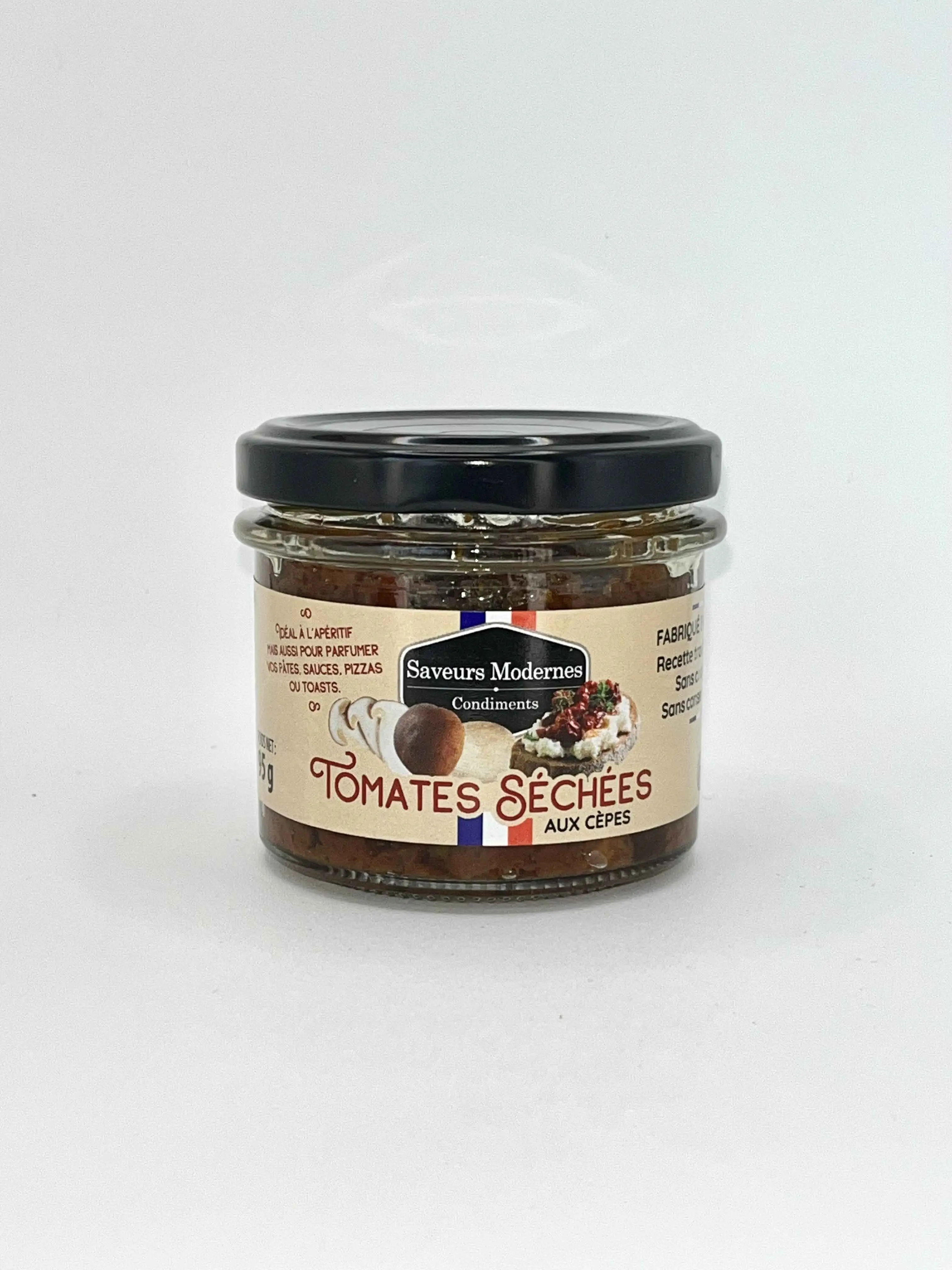 Tomates secos untables con hongos porcini
