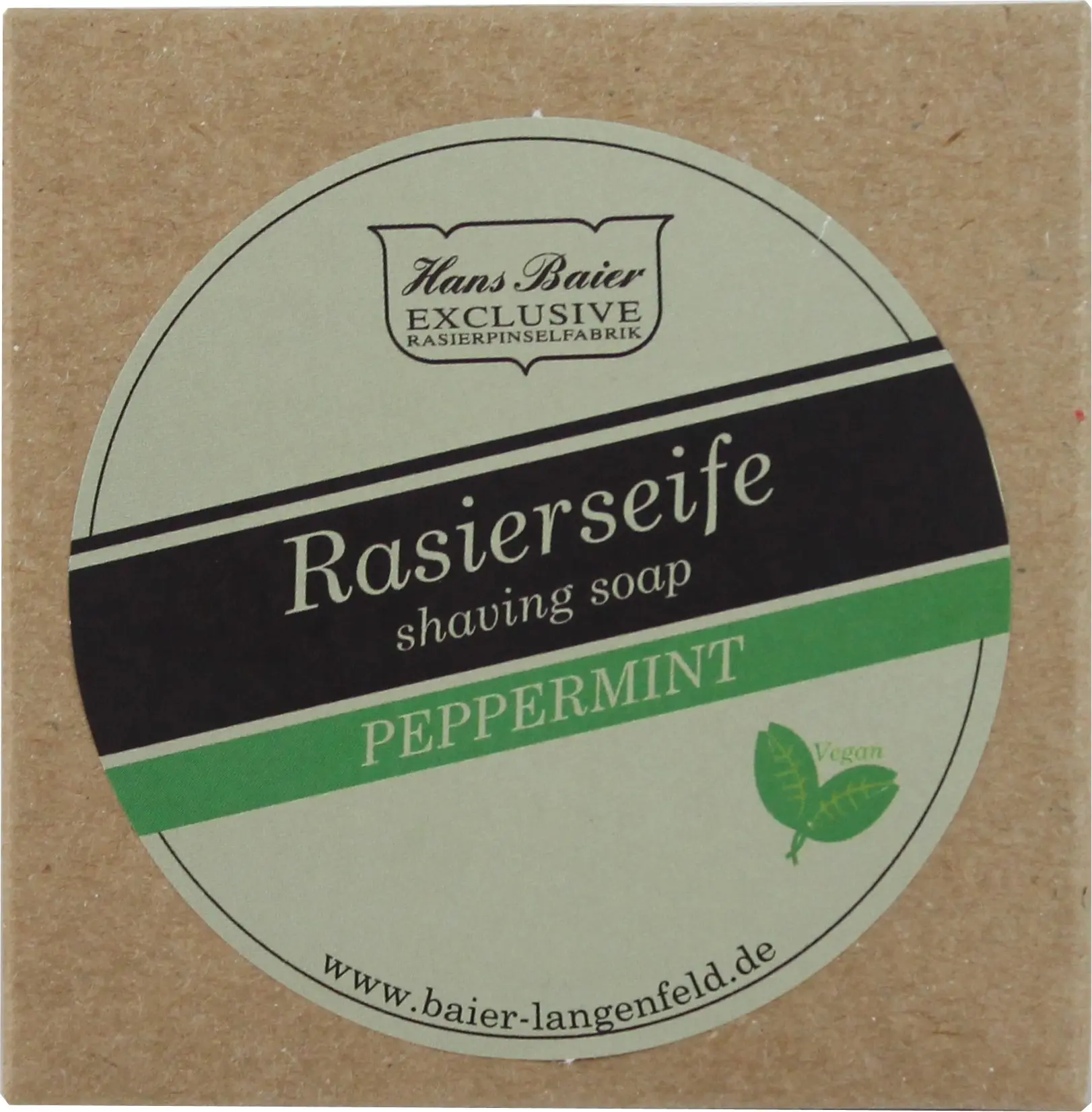 Hans Baier Shaving Soap Peppermint vegan (Item no .: 17960)