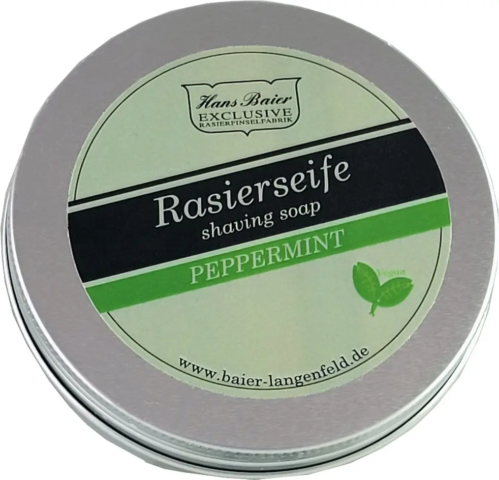 Hans Baier Shaving Soap Peppermint vegan (Item no .: 17962)