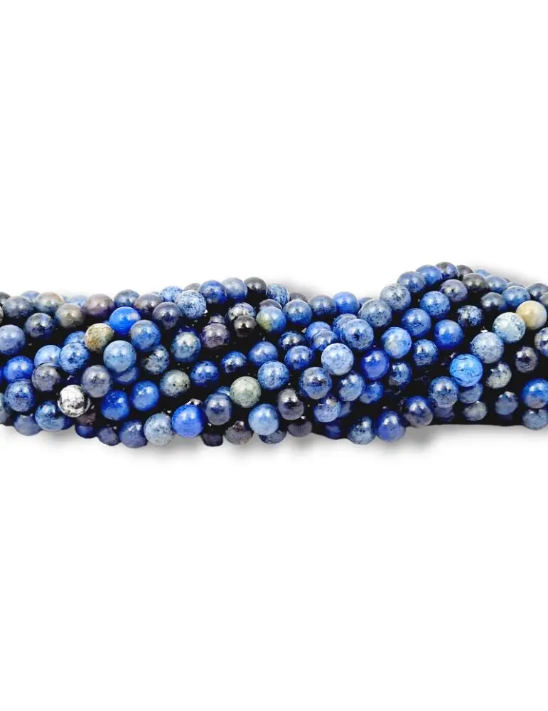 AA dumortierite beads thread