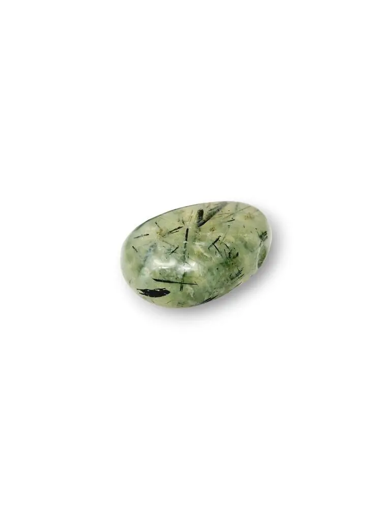 Prehnite Cross-Drilled Pendants Lot x5