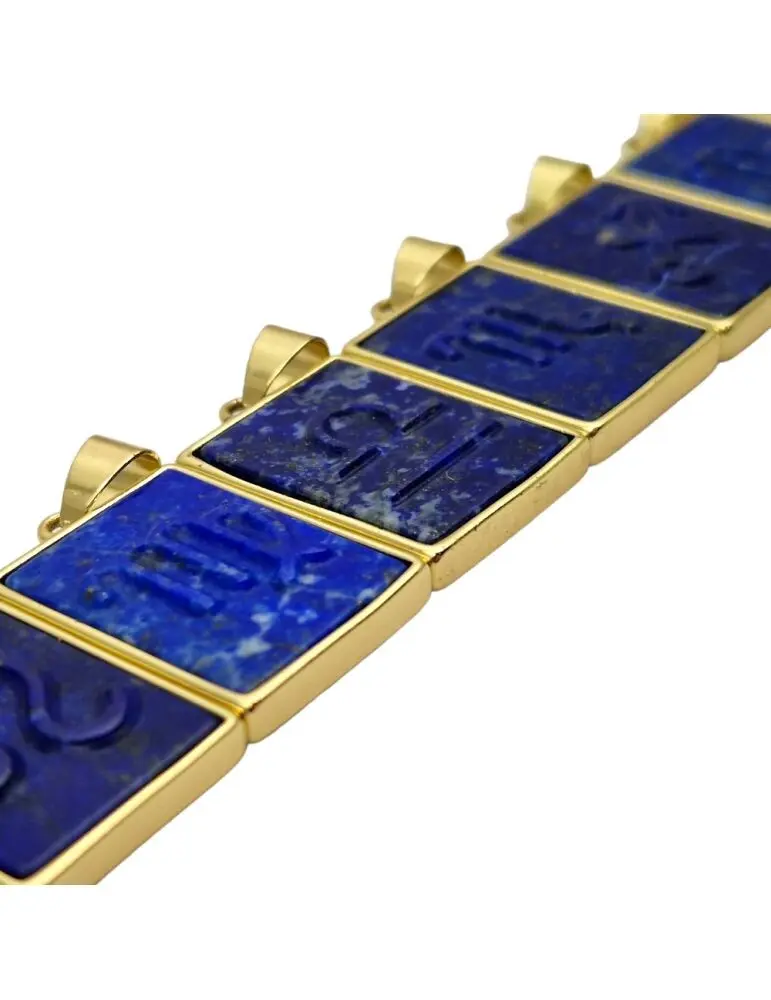 Lapis Lazuli Zodiac Sign Pendants (12 pcs)