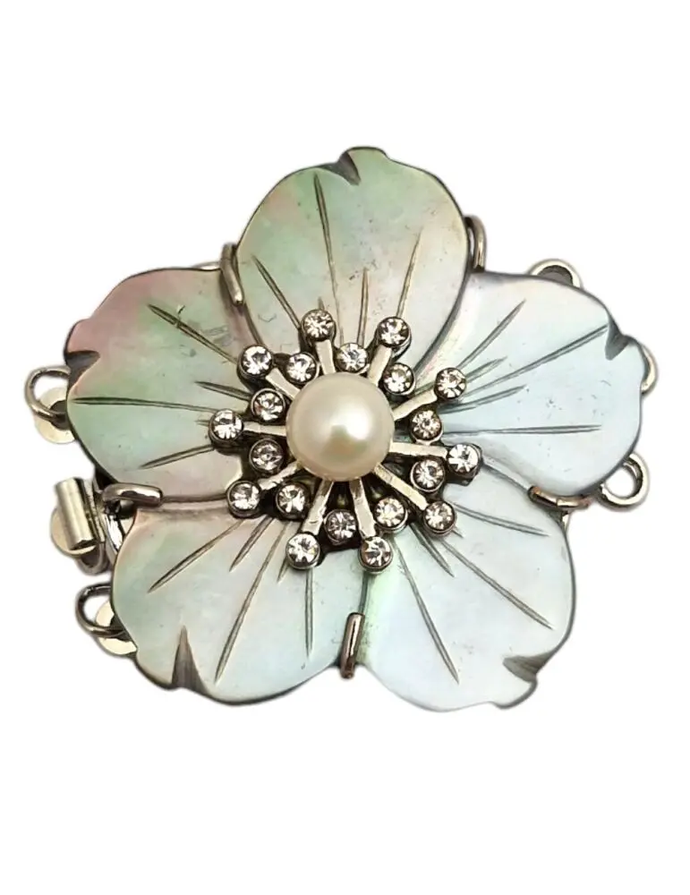 Mother-of-pearl sakura bracelet loop 3.5cm