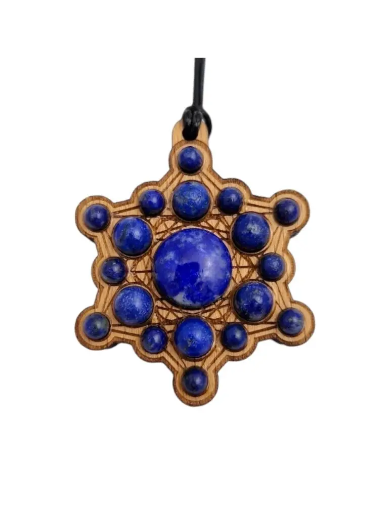 Metatron's wooden pendant