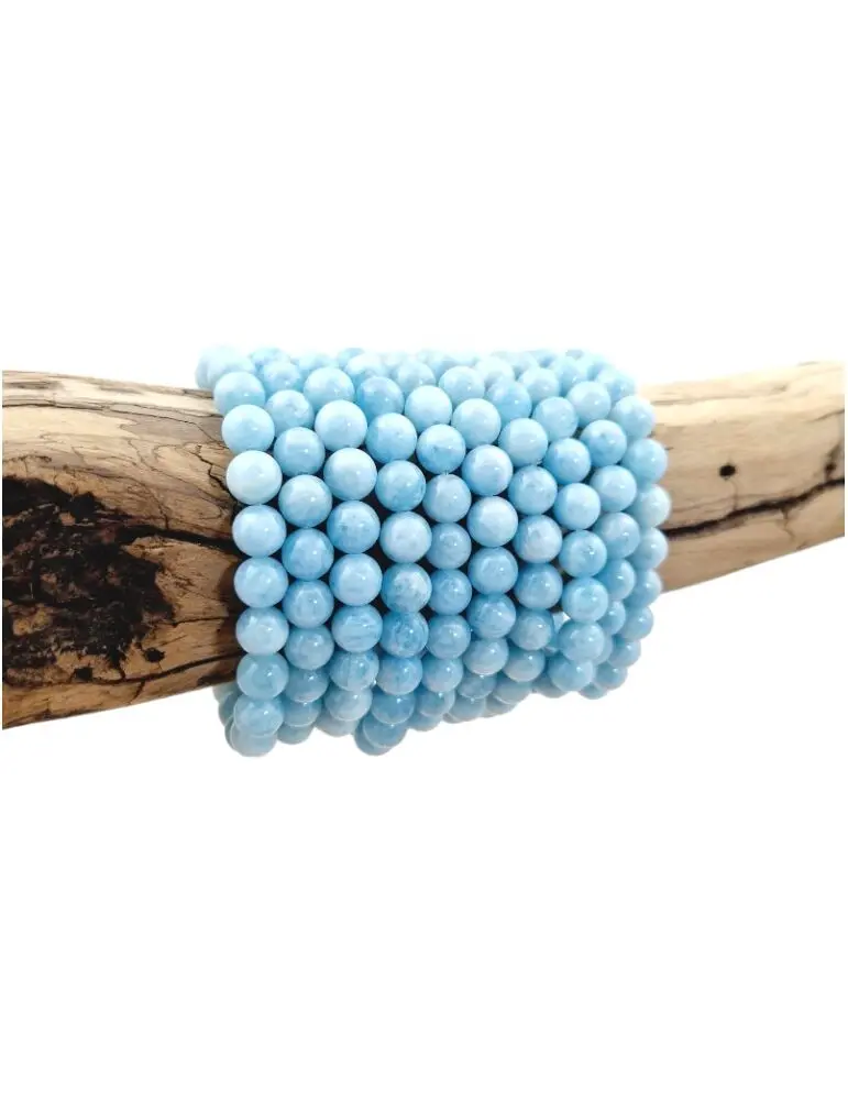 Aquamarine pearl bracelet A