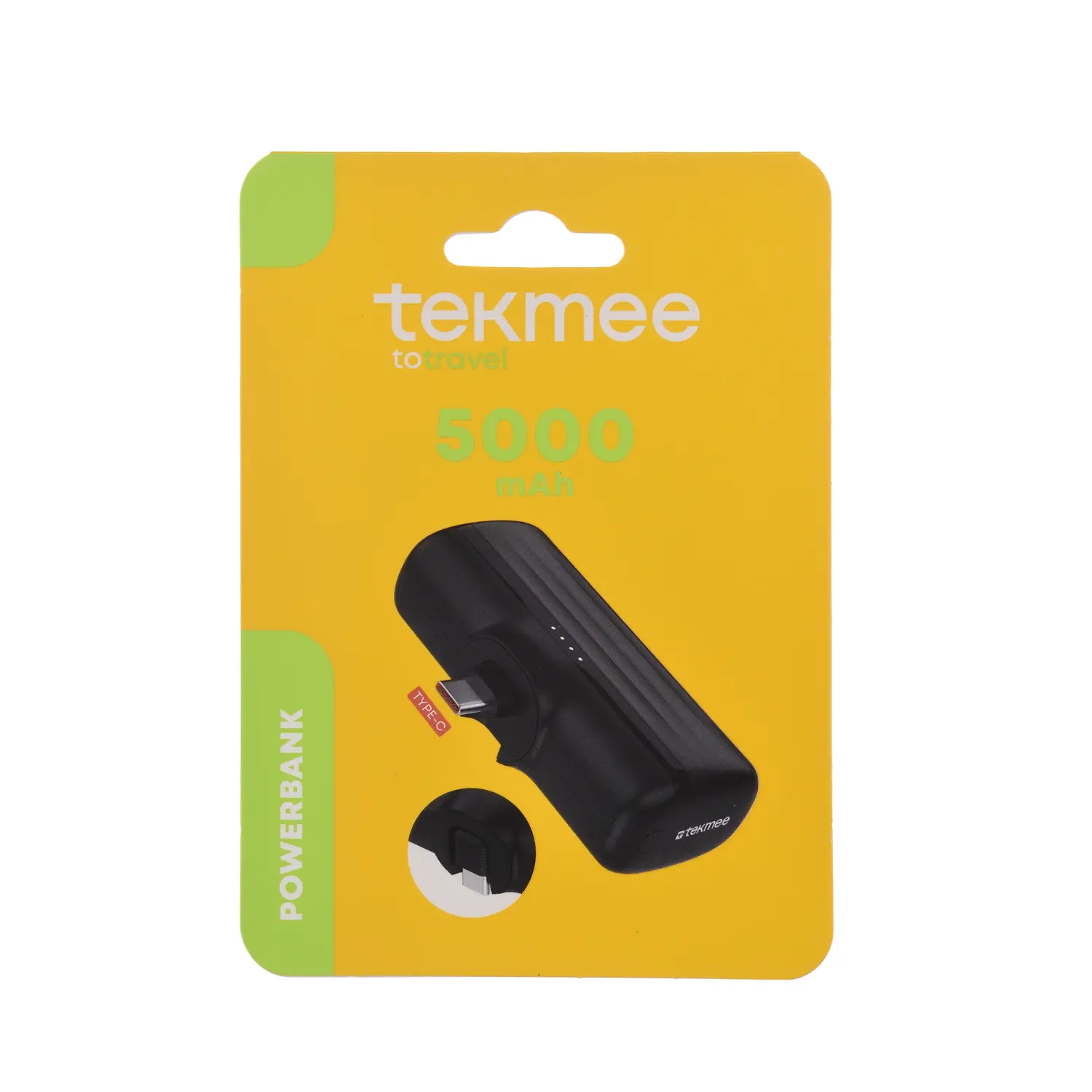 Tekmee Pocket Powerbank TYPE C plug 5000 MAH