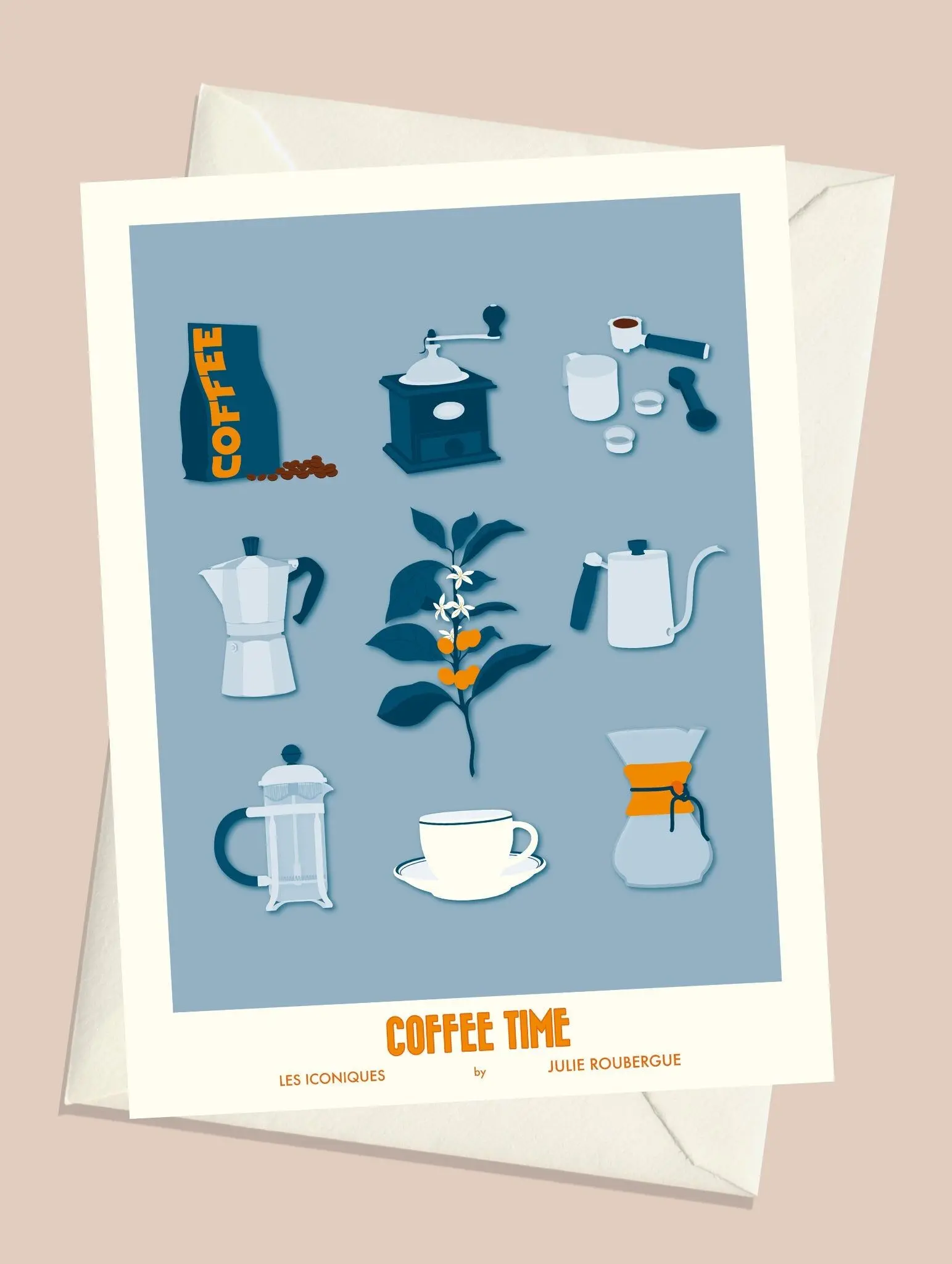 COFFEE TIME Postcard, The Iconics